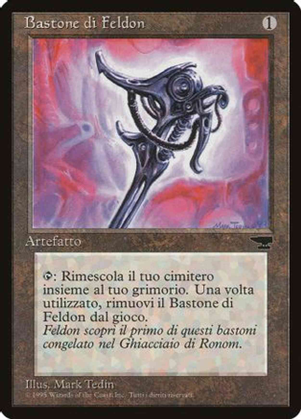 Feldon's Cane (Italian) - "Bastone di Feldon" magic card front