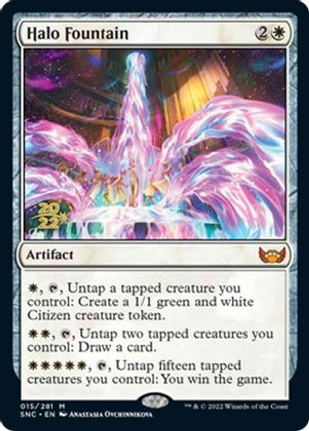 Halo Fountain magic card front