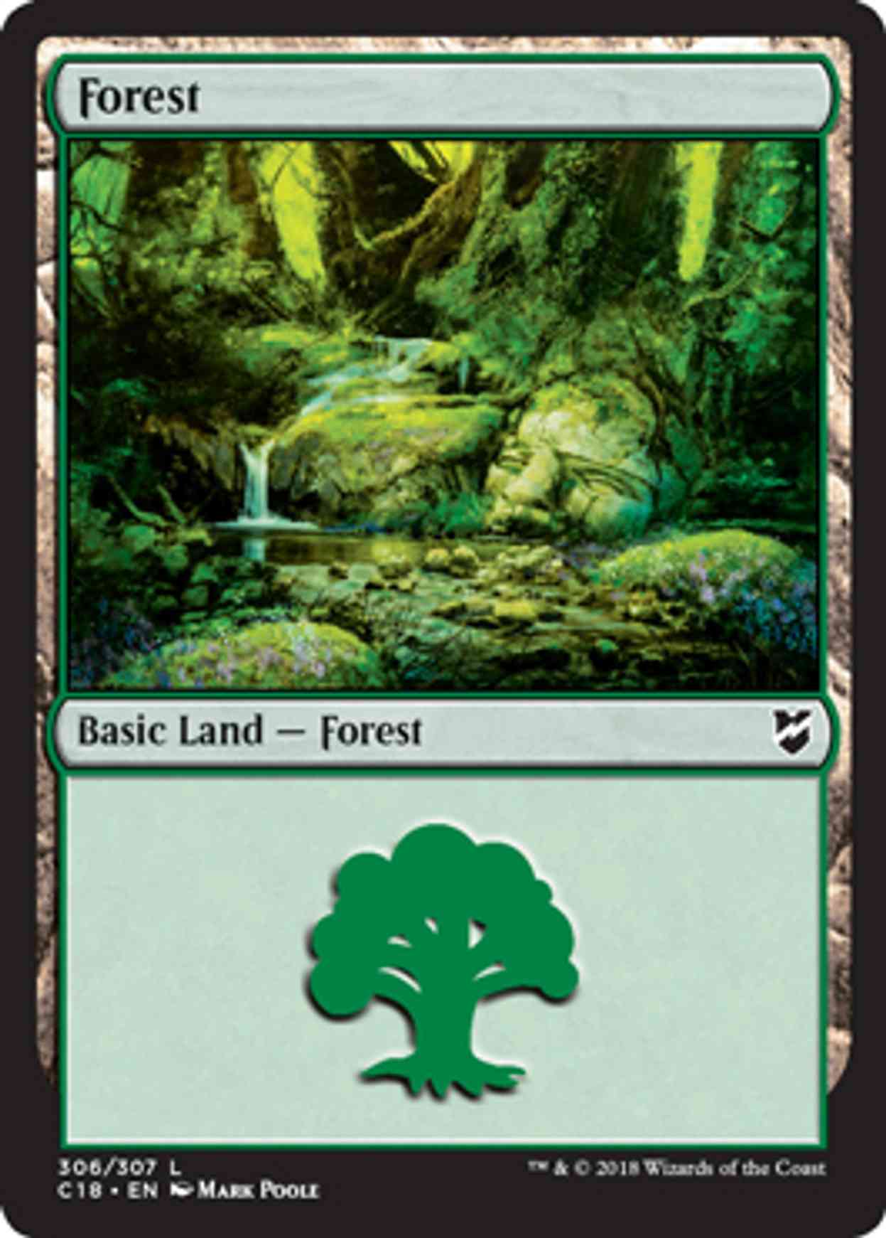 Forest (306) magic card front