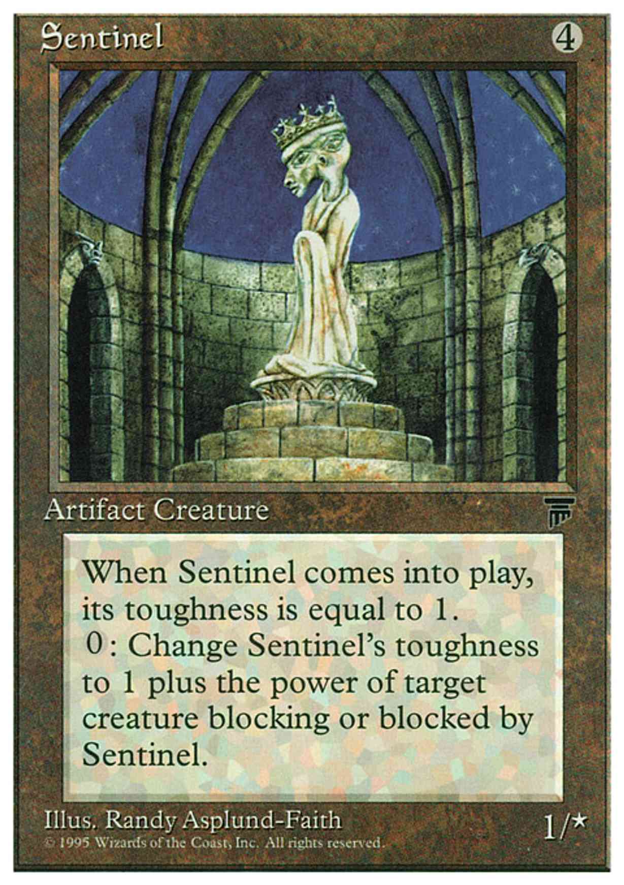 Sentinel magic card front