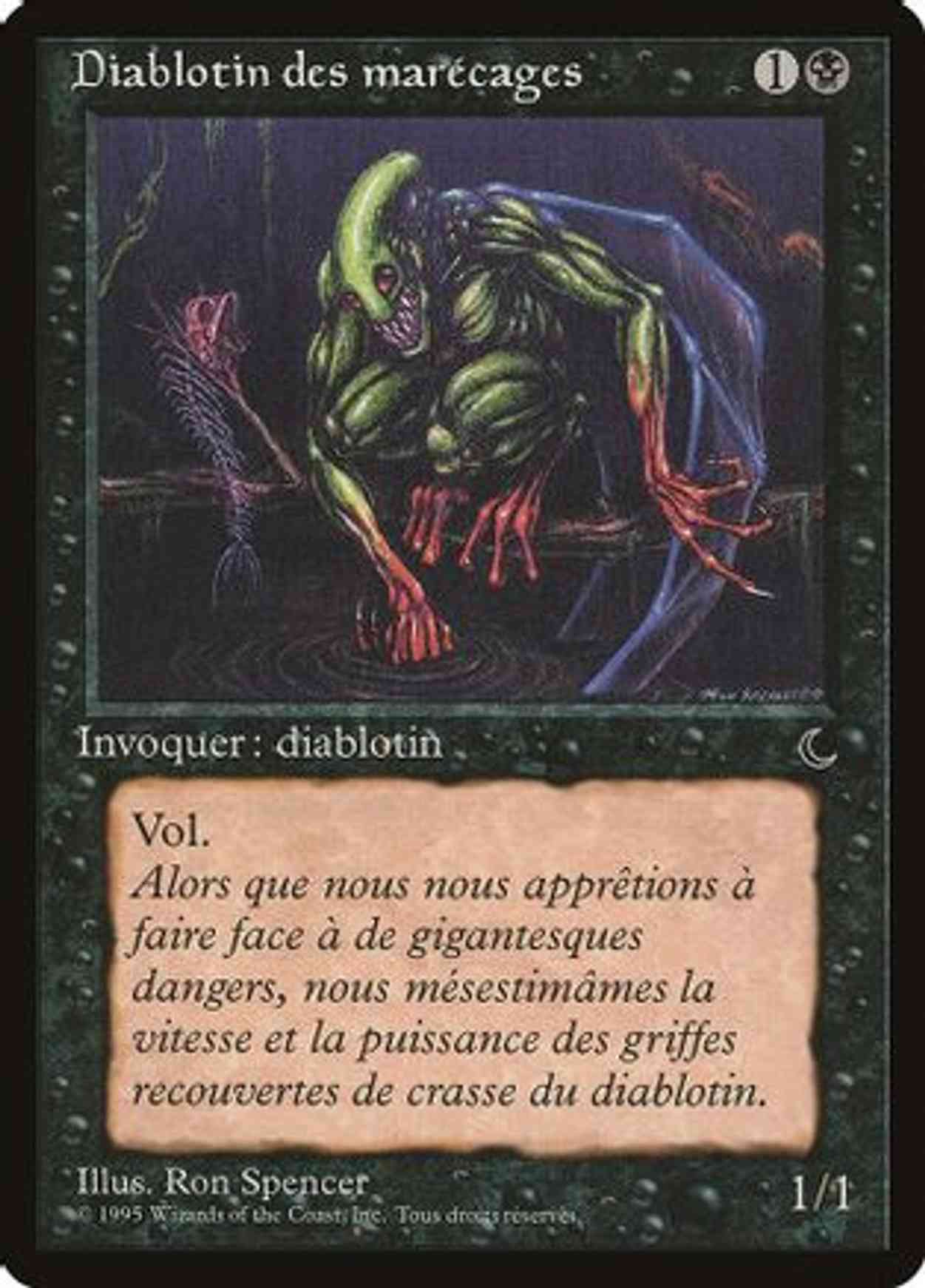 Bog Imp (French) - "Diablotin des marecages" magic card front