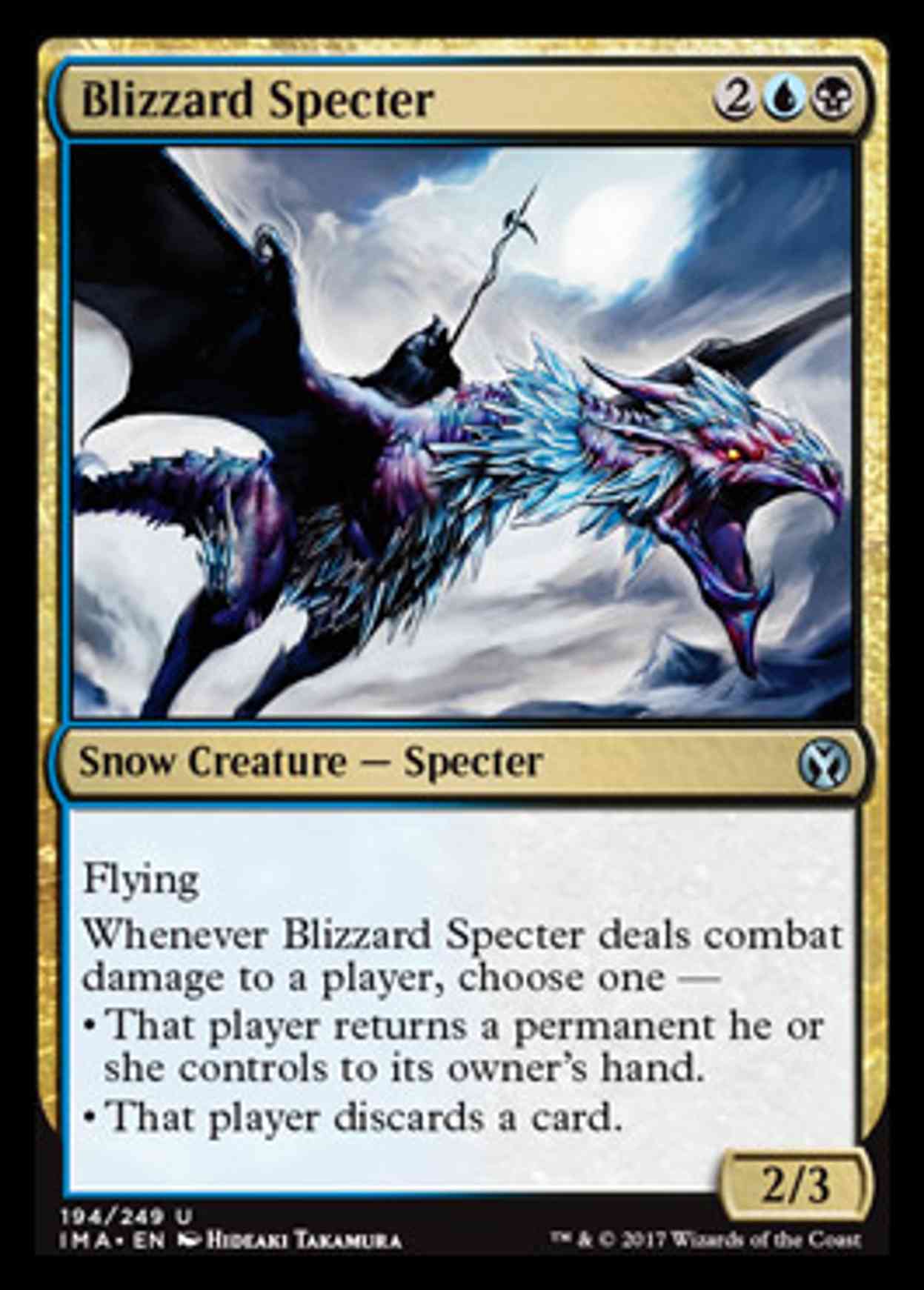 Blizzard Specter magic card front