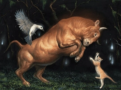 cat-bird-ox