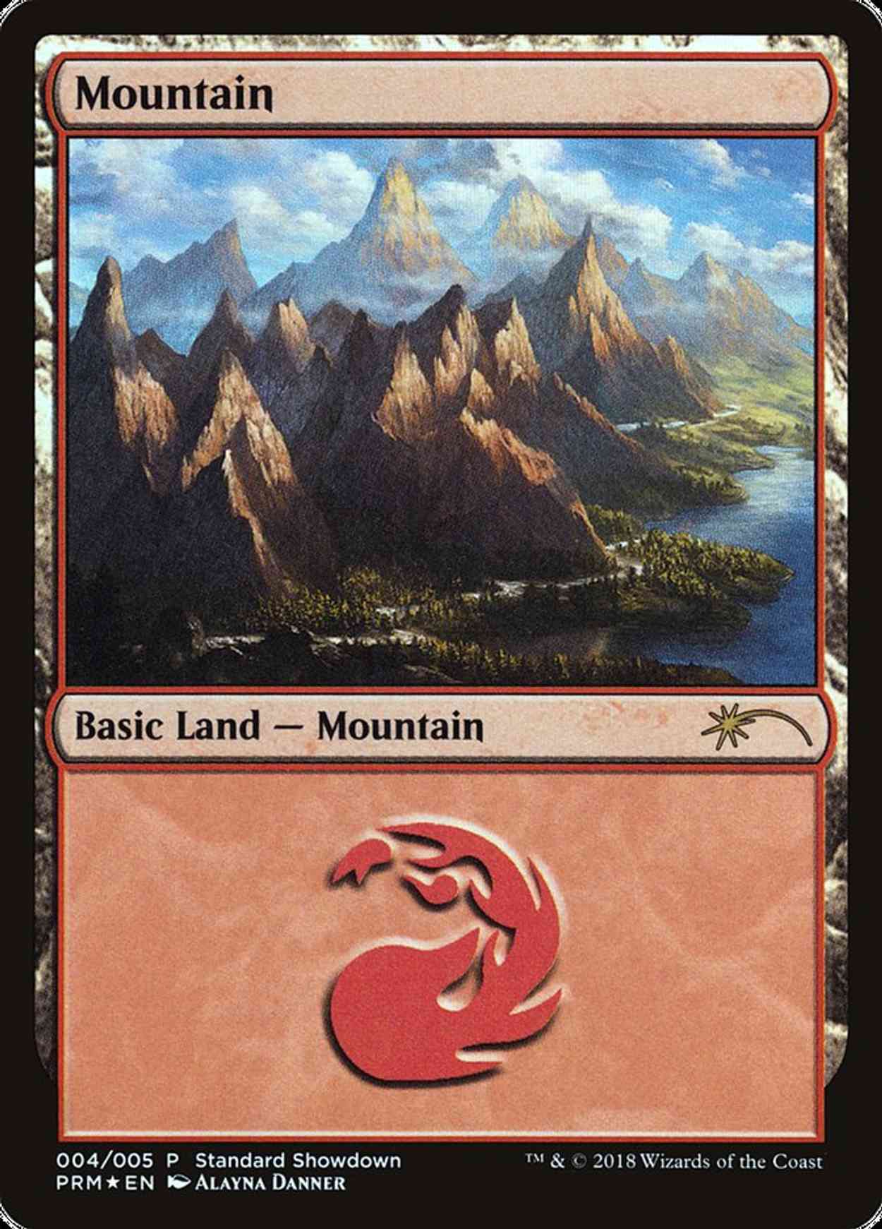 Mountain (Alayna Danner) magic card front