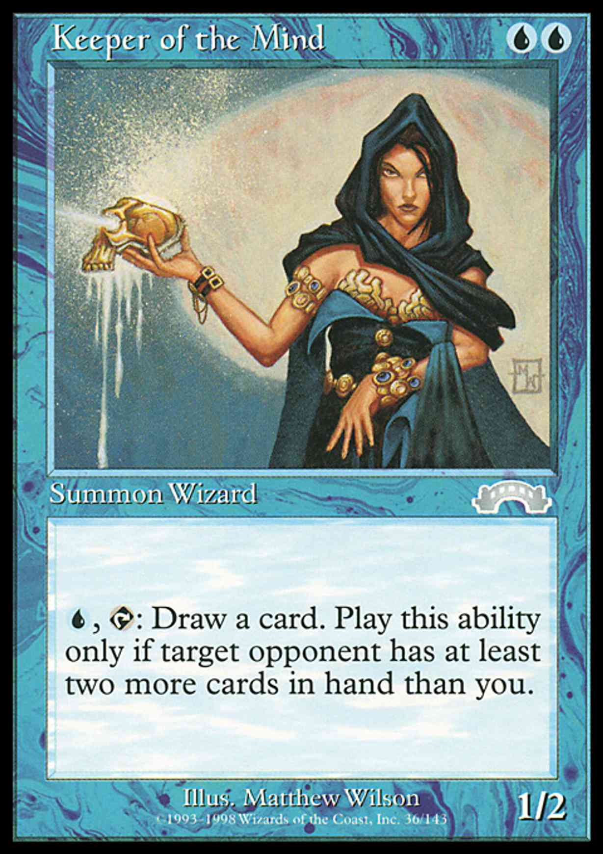 Keeper of the Mind magic card front