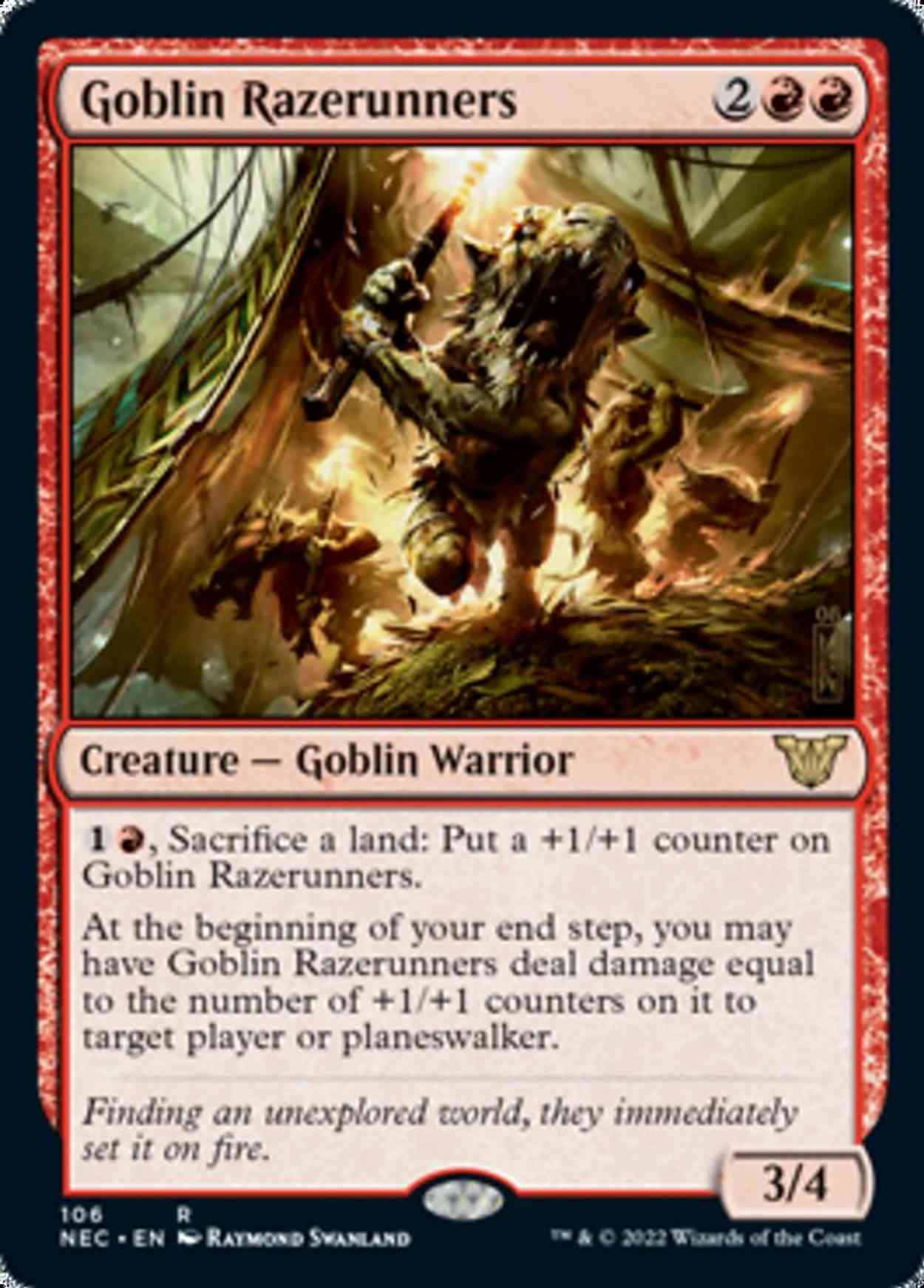 Goblin Razerunners magic card front