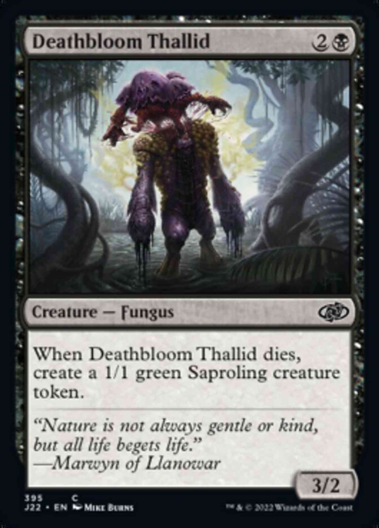 Deathbloom Thallid magic card front