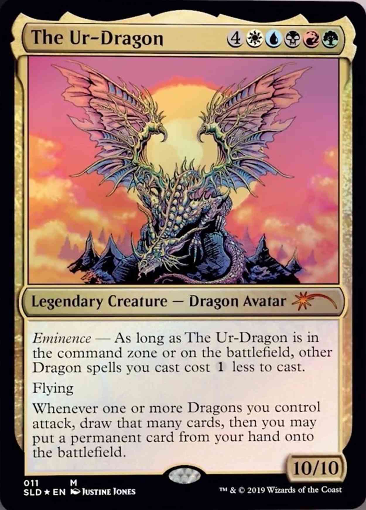 The Ur-Dragon magic card front