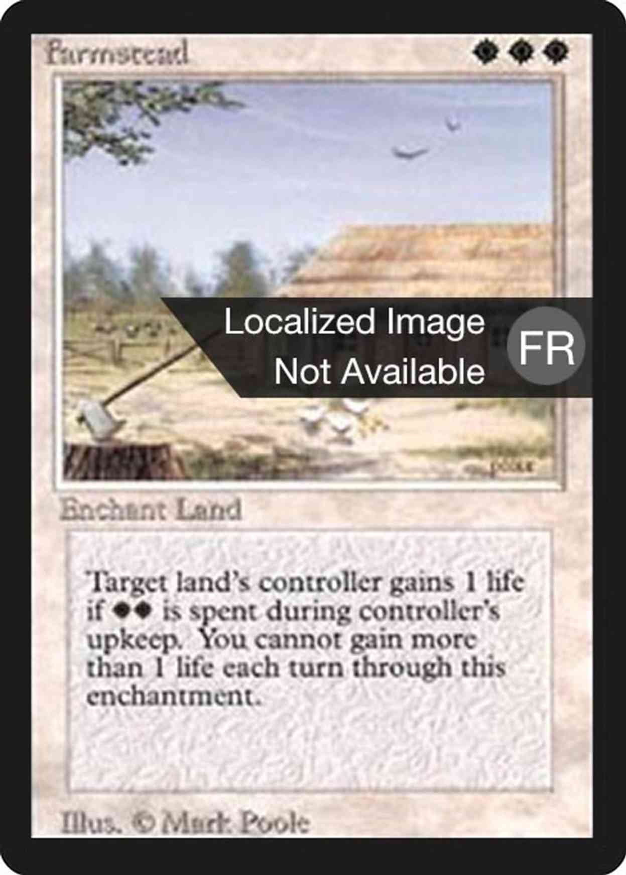 Farmstead Price from mtg Revised Edition (Foreign Black Border)