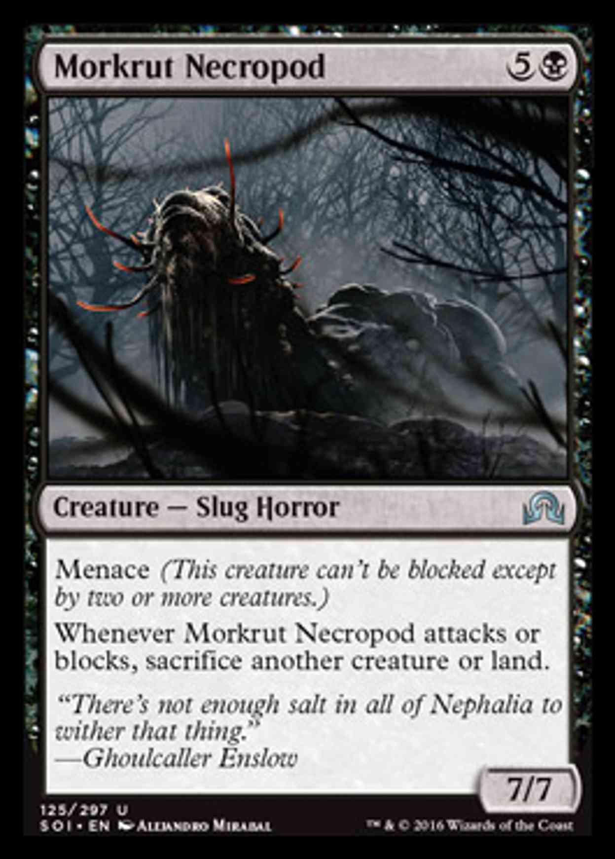 Morkrut Necropod magic card front