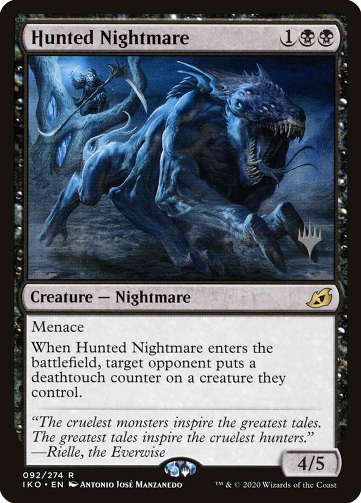 Hunted Nightmare magic card front