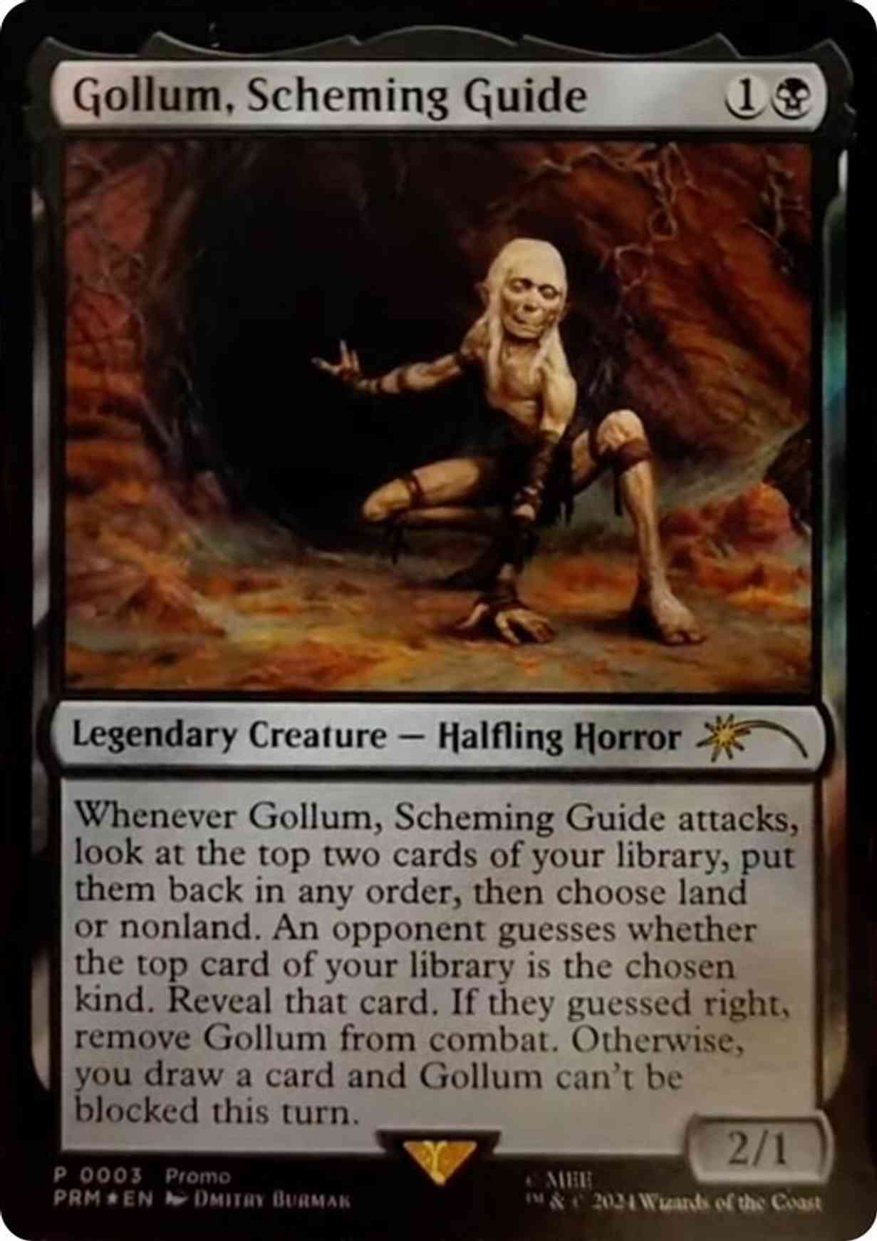 Gollum, Scheming Guide magic card front