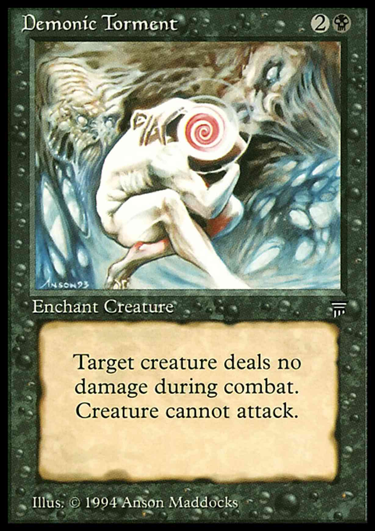 Demonic Torment magic card front