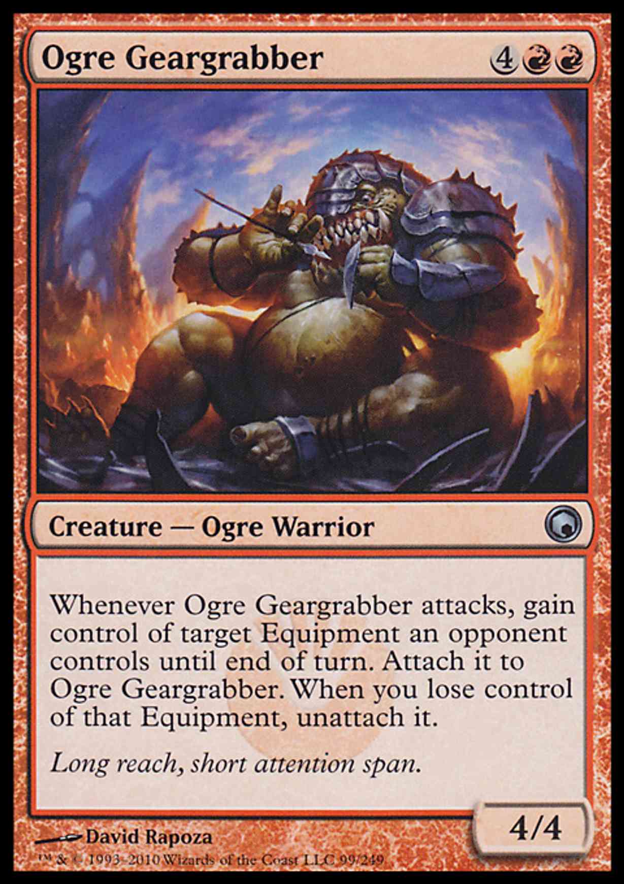 Ogre Geargrabber magic card front
