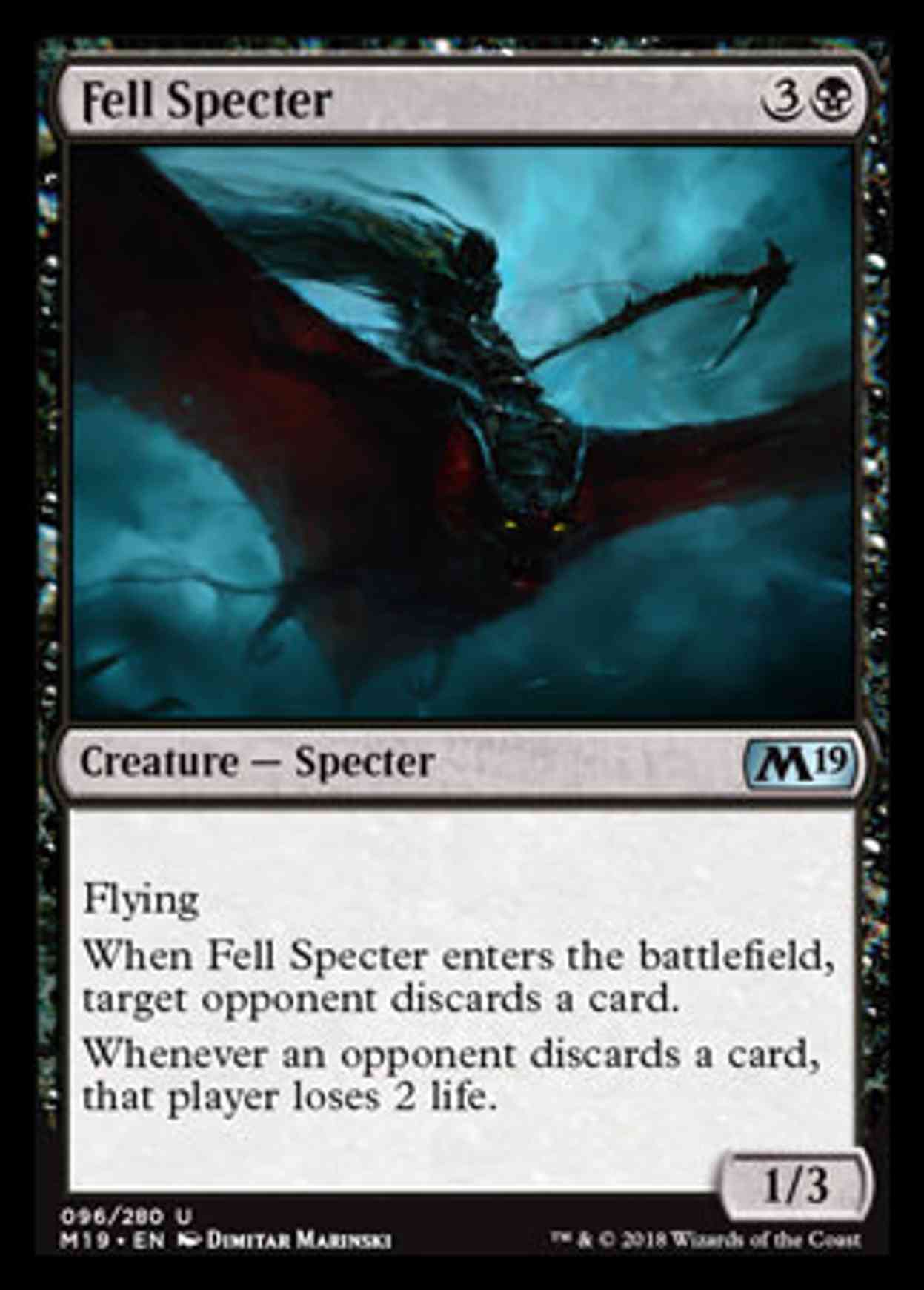 Fell Specter magic card front