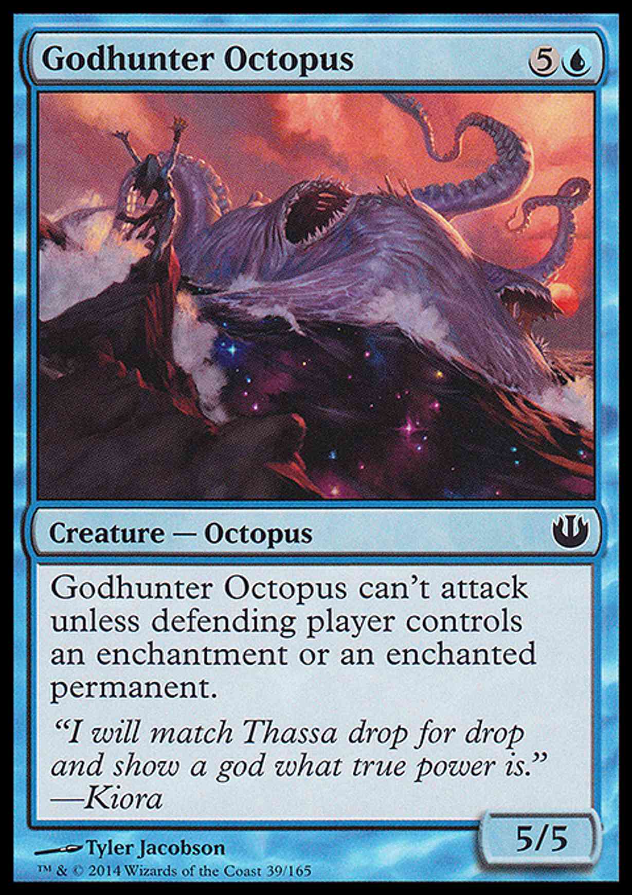 Godhunter Octopus magic card front