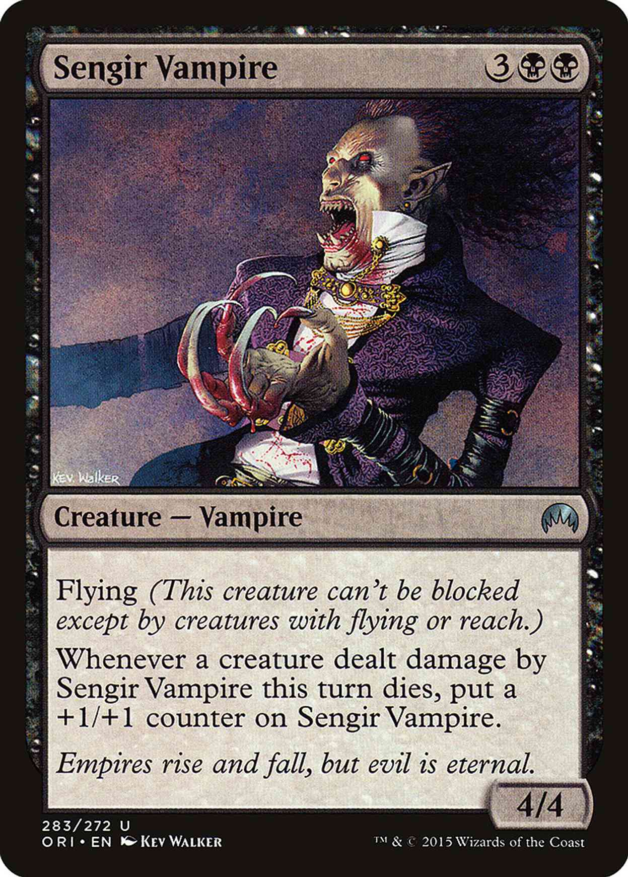 Sengir Vampire magic card front