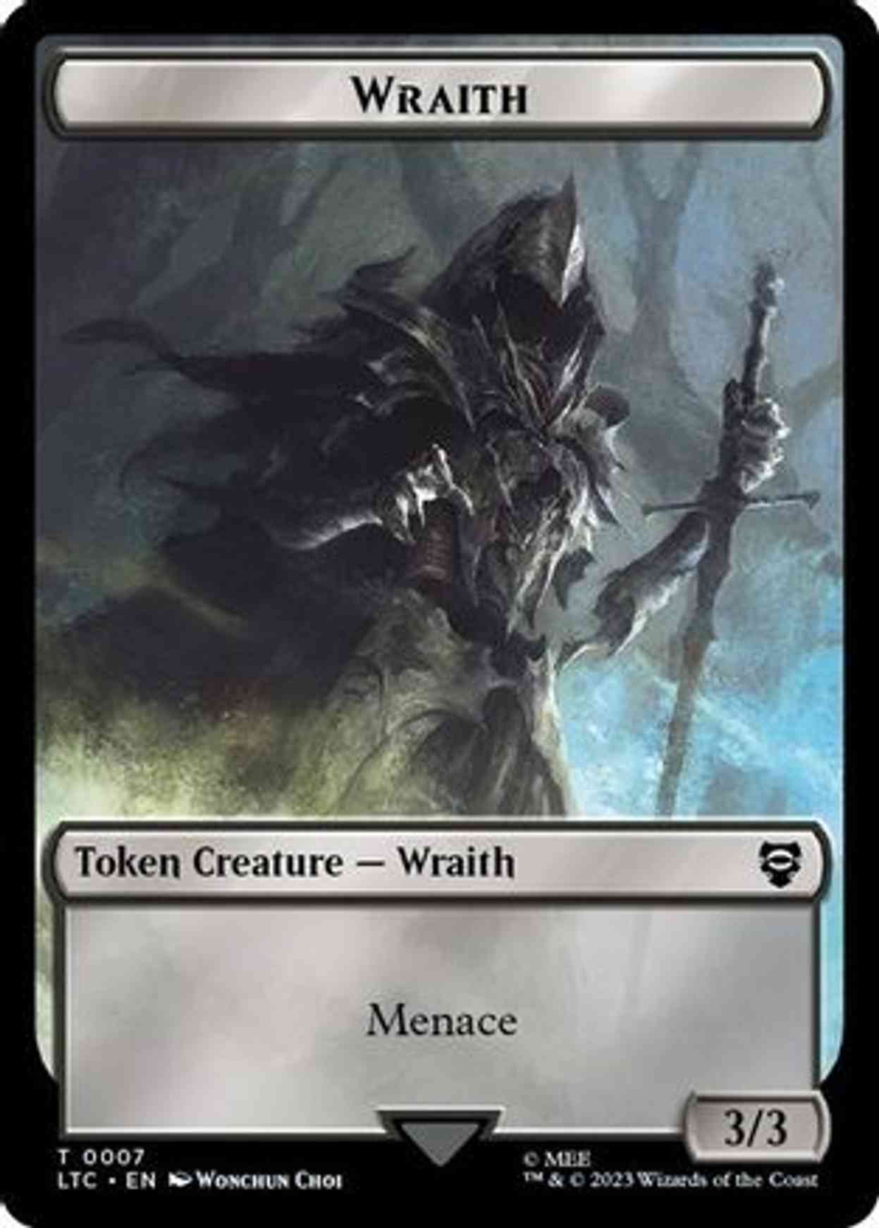 Wraith // Treasure Double-Sided Token magic card front