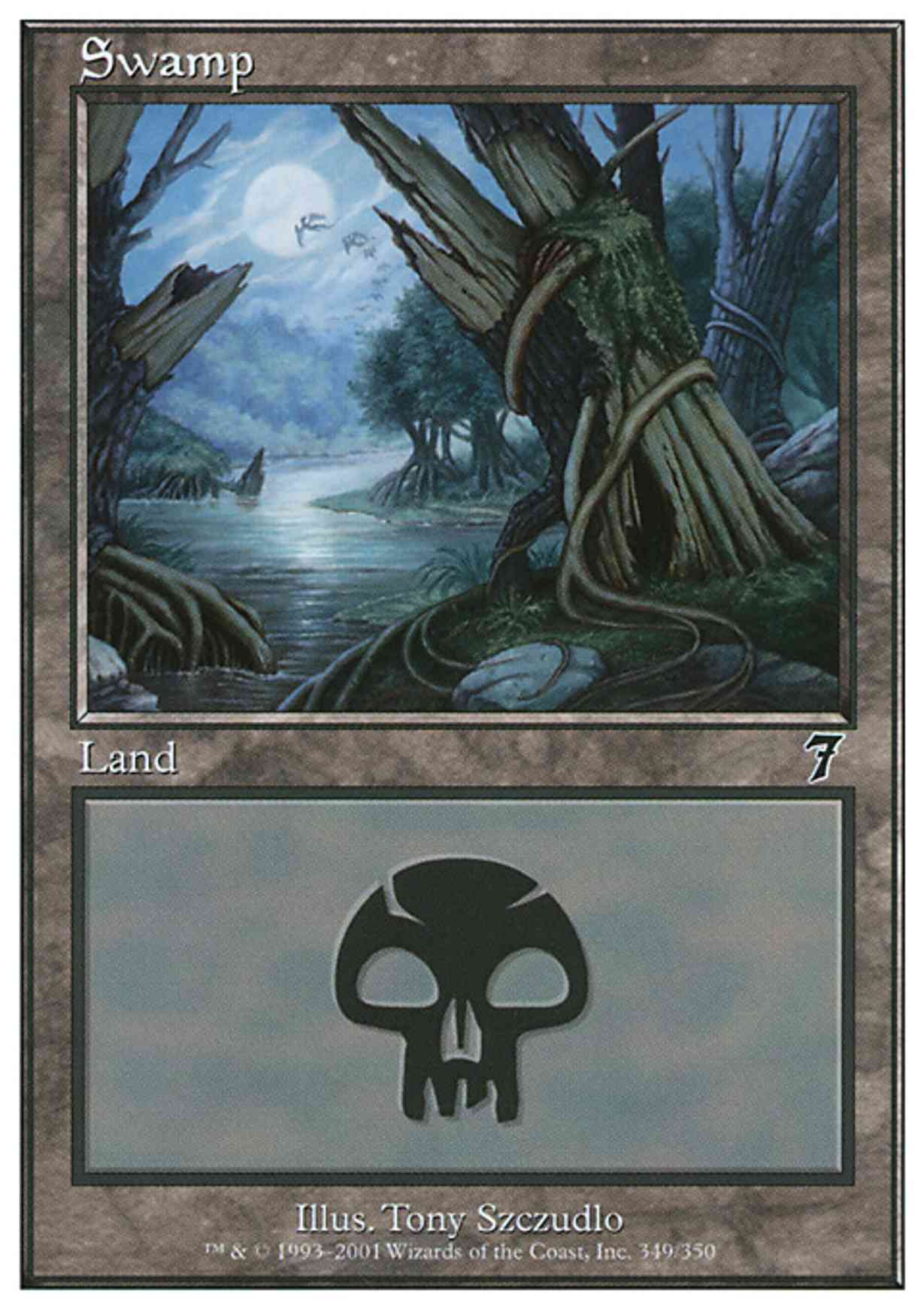 Swamp (349) magic card front