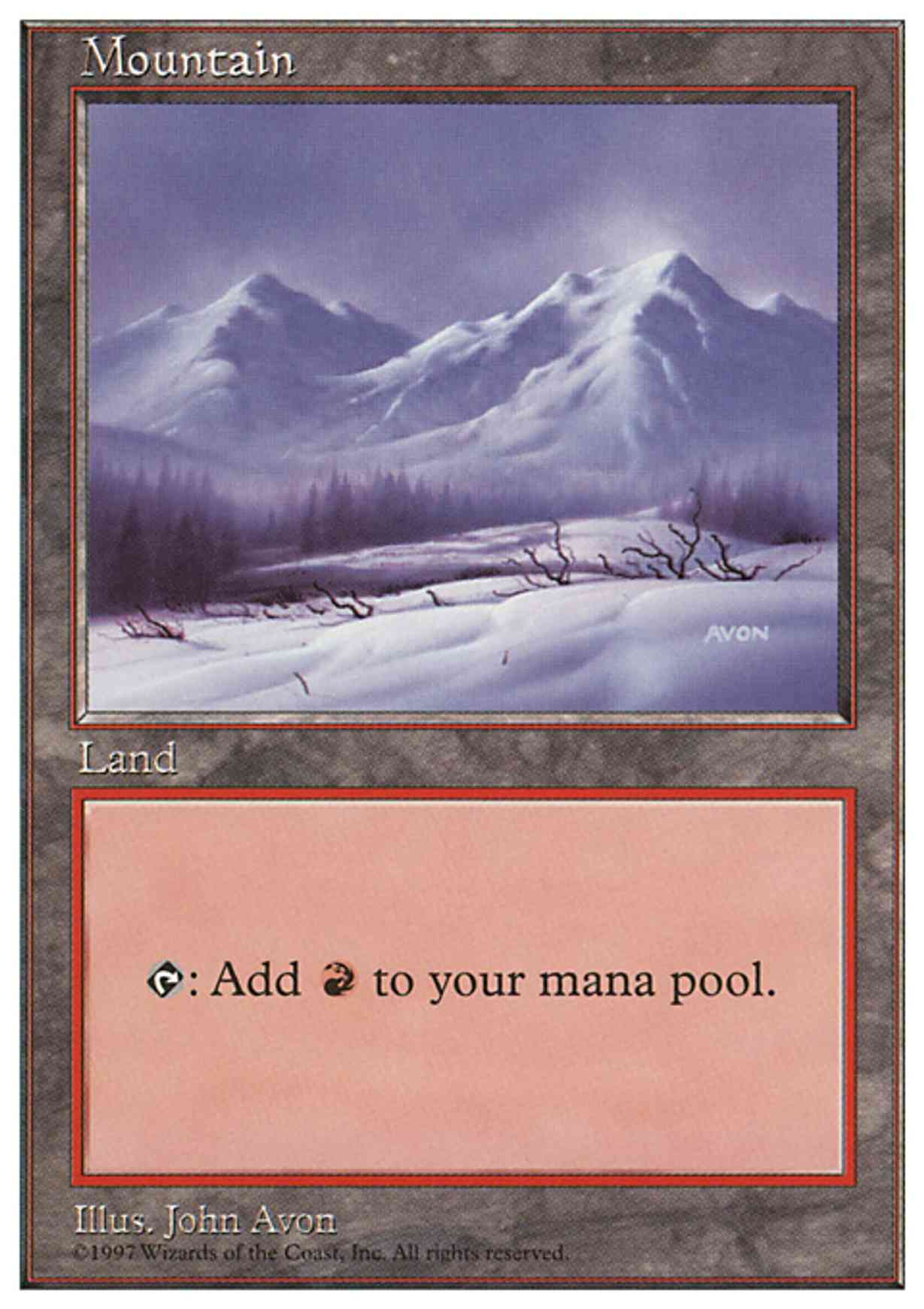 Mountain (442) magic card front