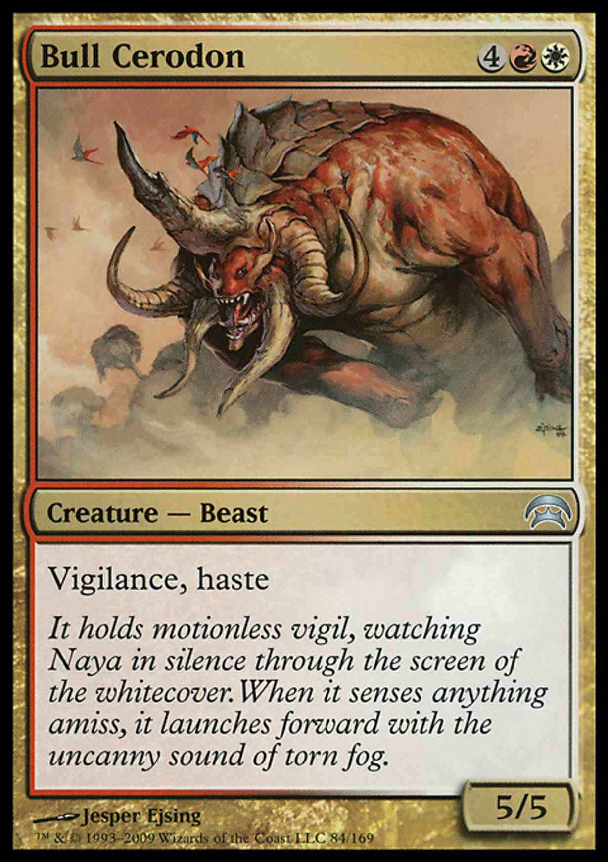 Bull Cerodon magic card front