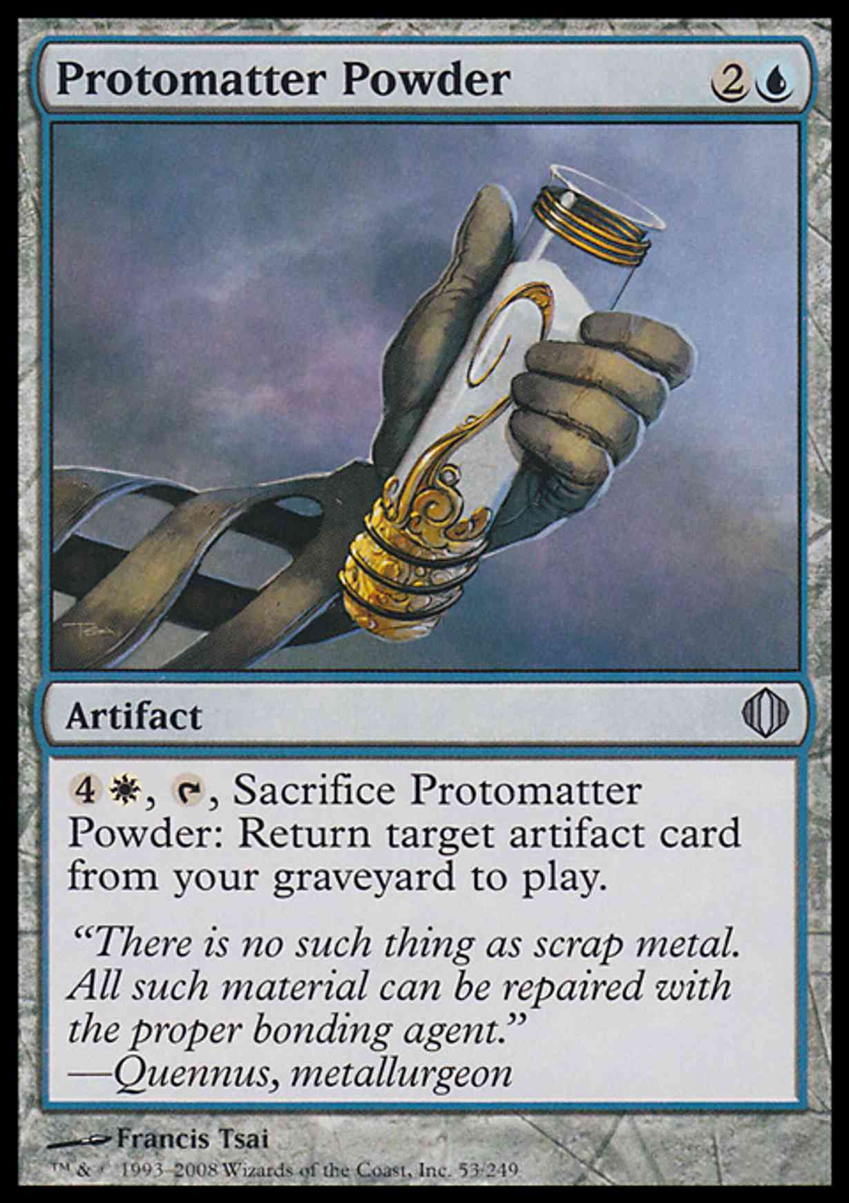 Protomatter Powder magic card front
