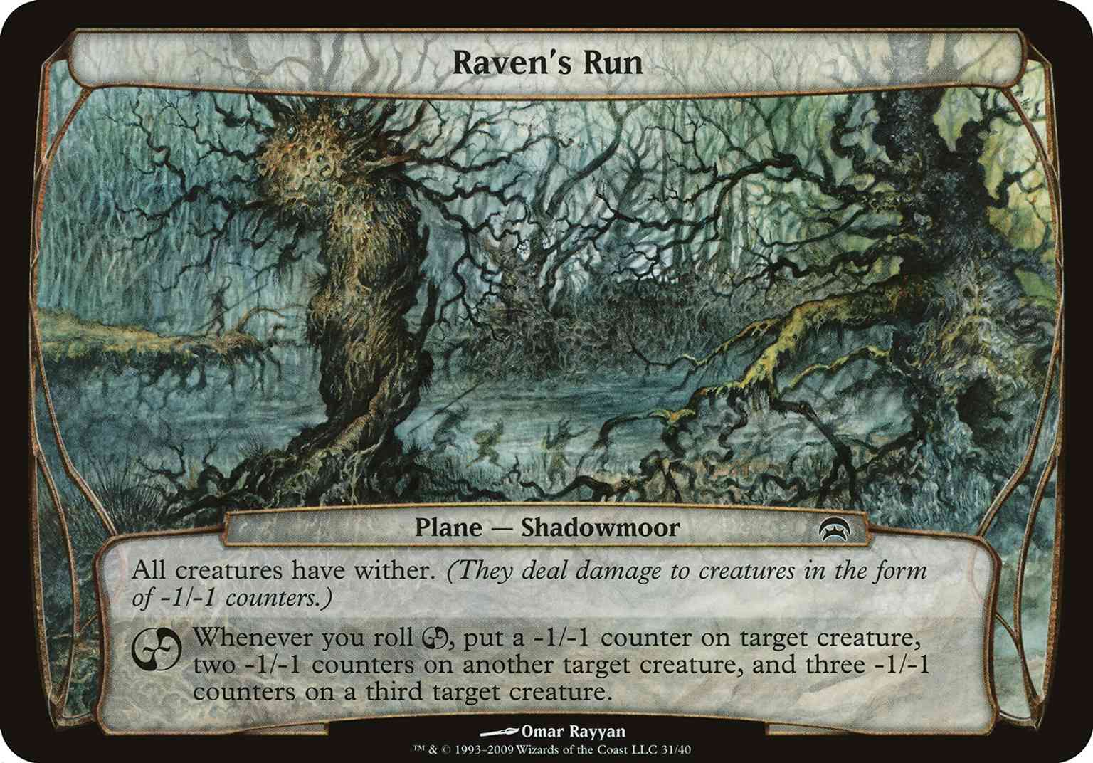 Raven's Run (Planechase) magic card front