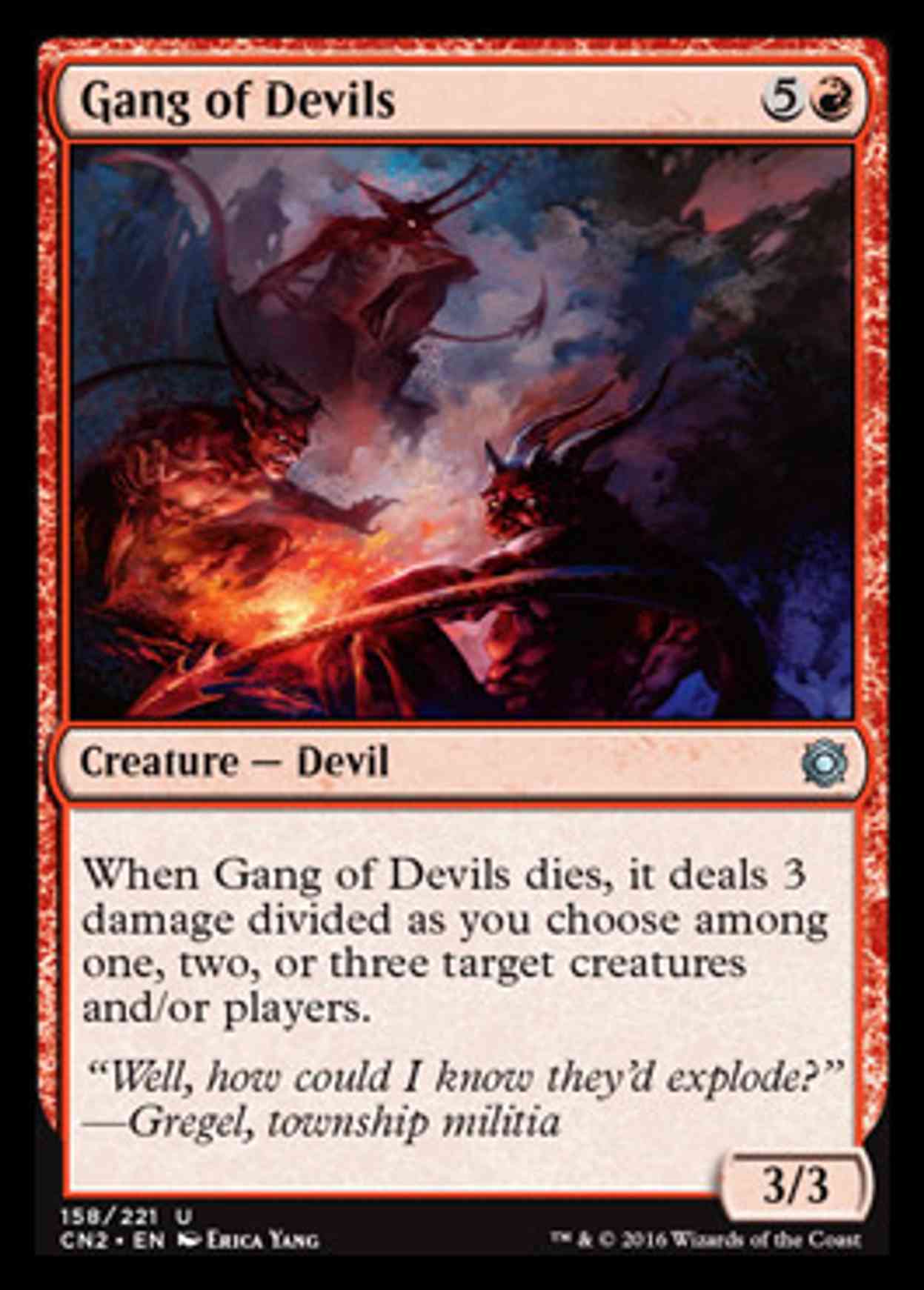 Gang of Devils magic card front