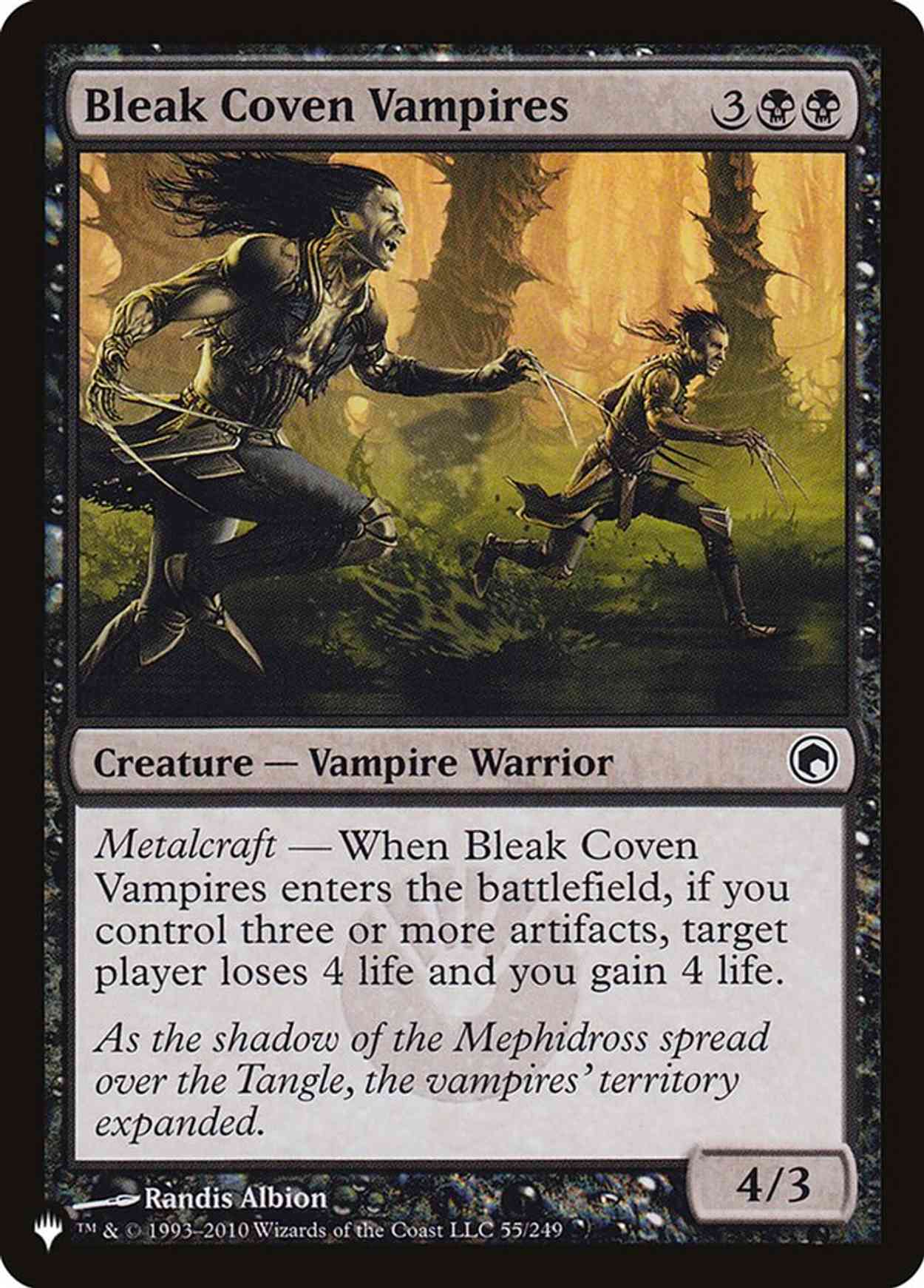 Bleak Coven Vampires magic card front