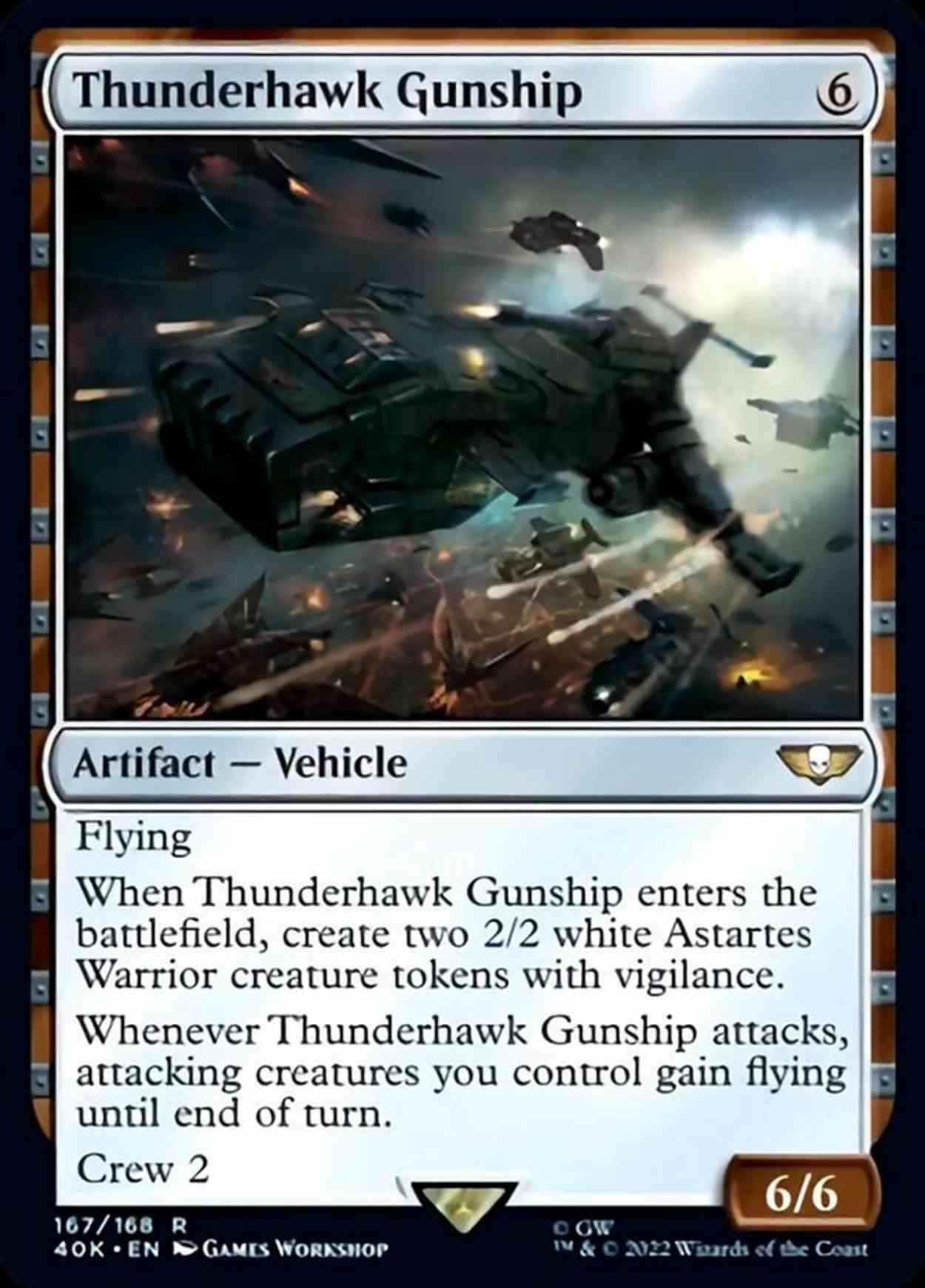 Thunderhawk Gunship magic card front
