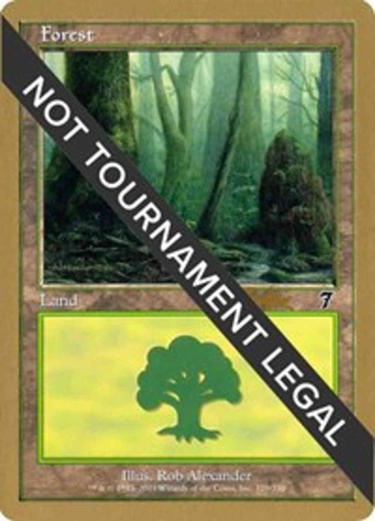 Forest (329) - 2002 Sim Han How (7ED) magic card front