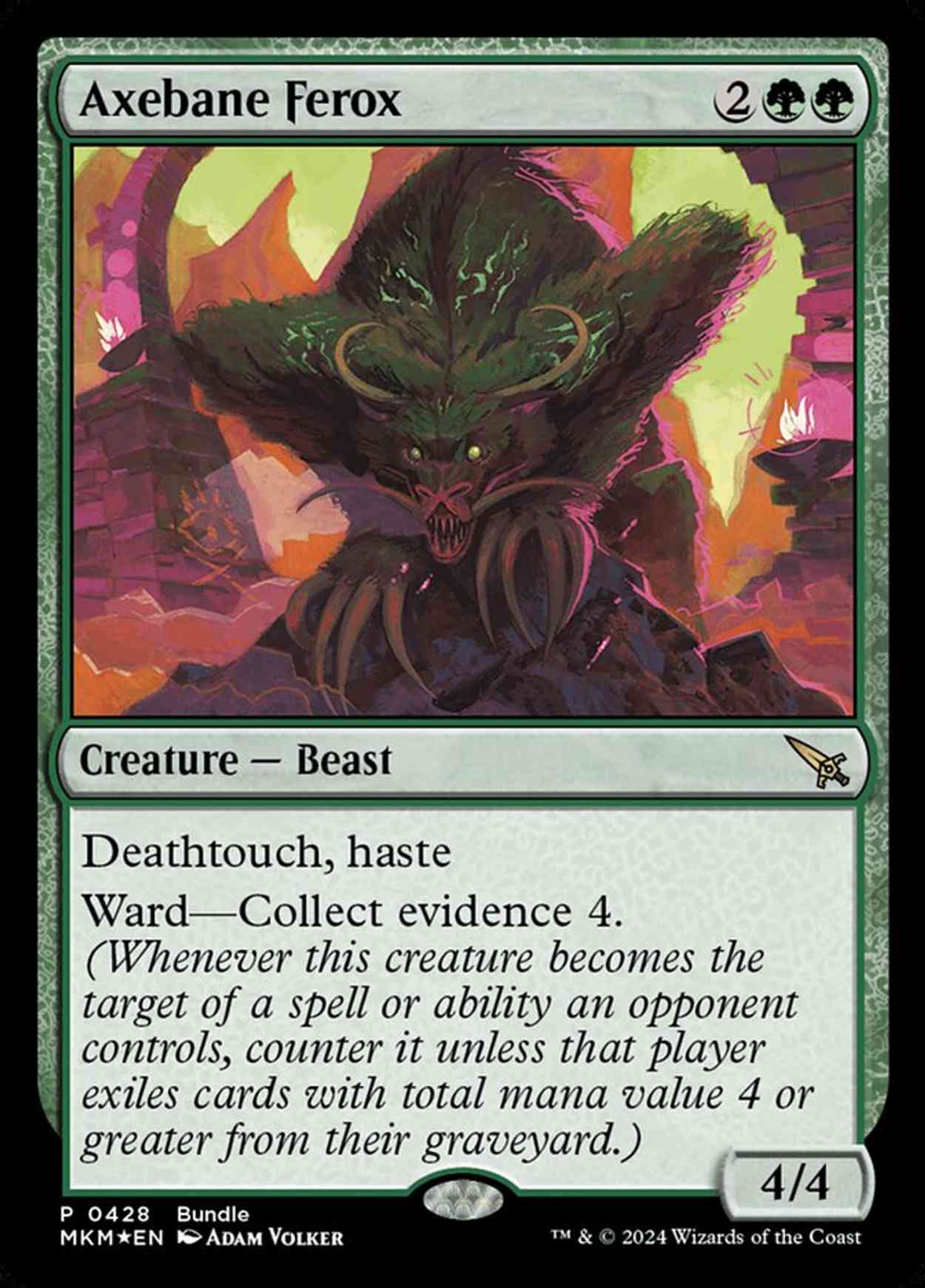 Axebane Ferox (MKM Bundle) magic card front