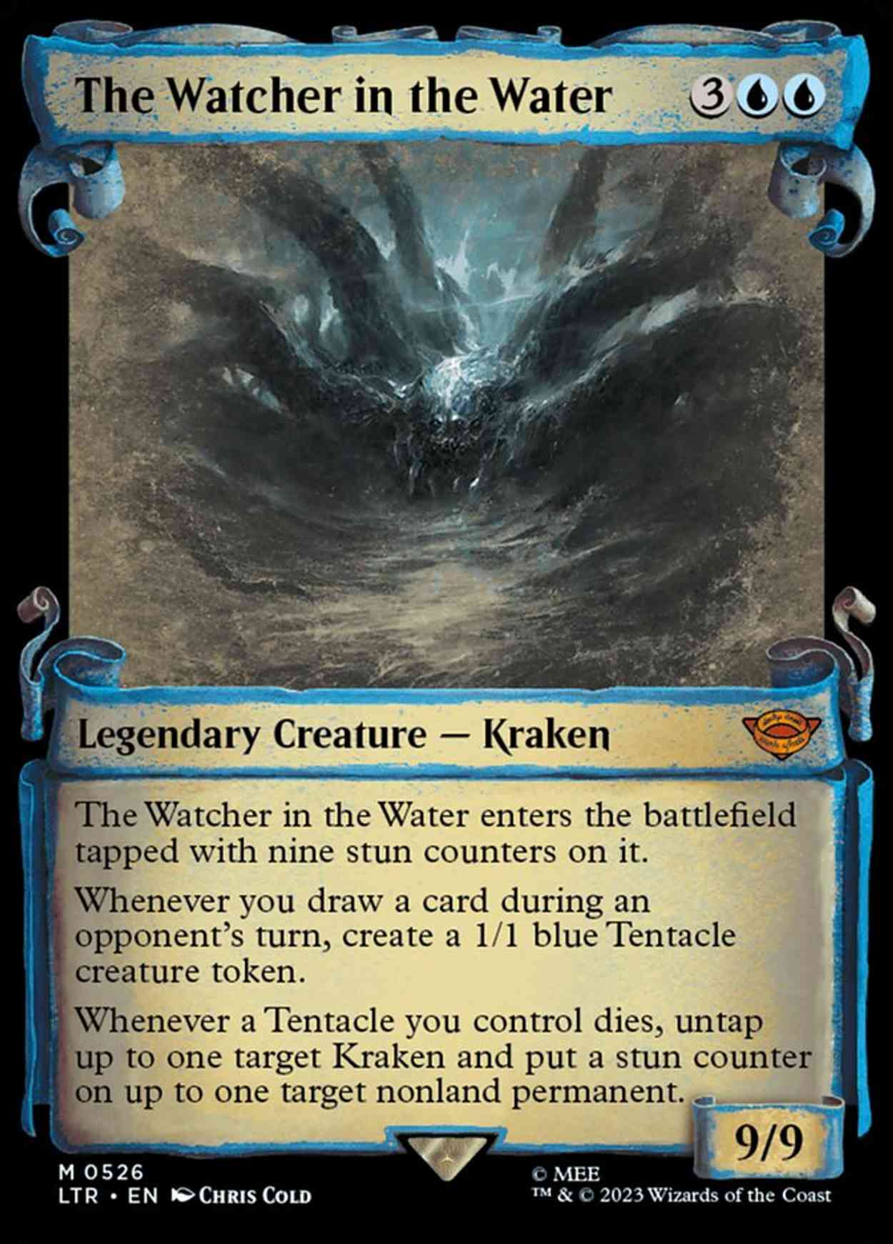 The Watcher in the Water (Showcase Scrolls) magic card front