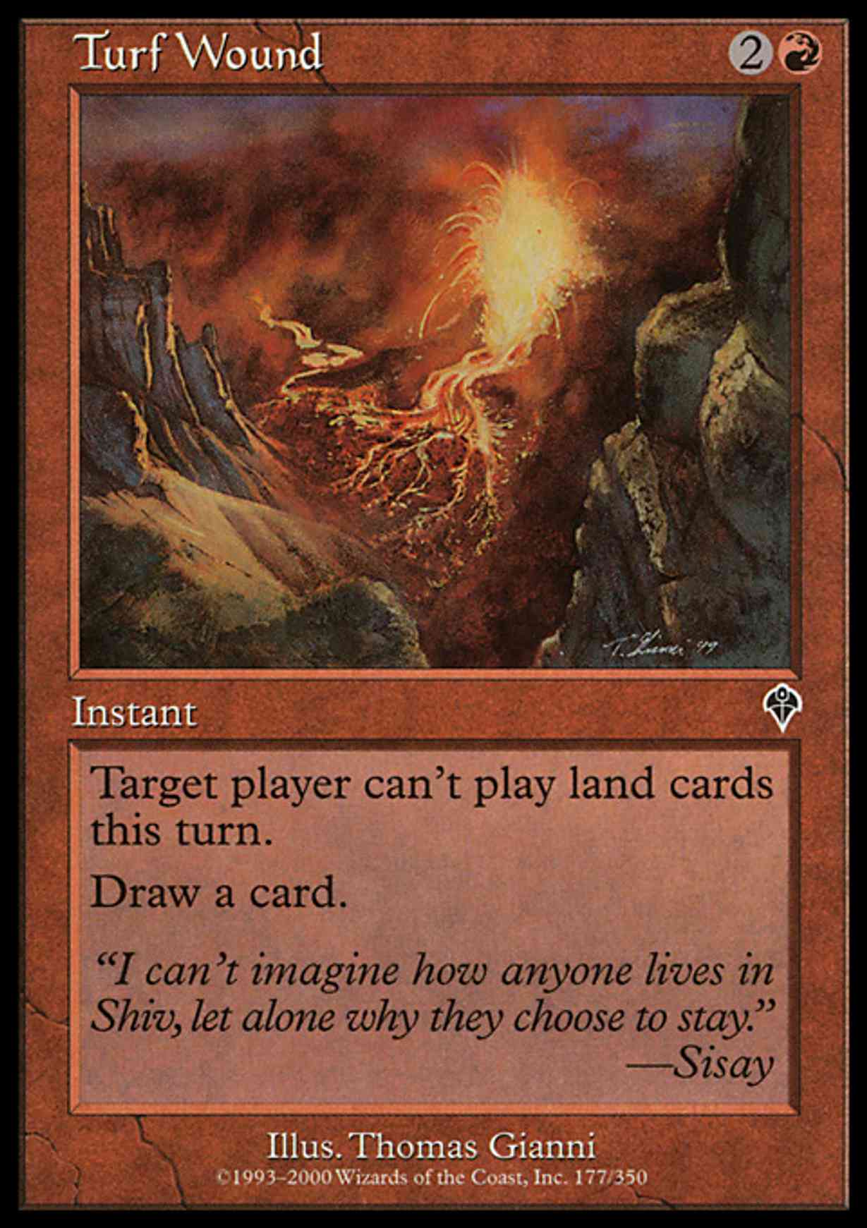Turf Wound magic card front