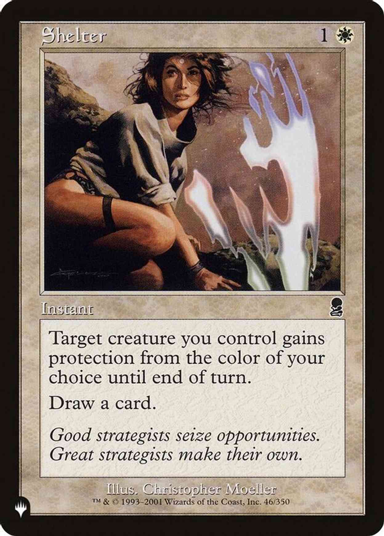 Shelter magic card front