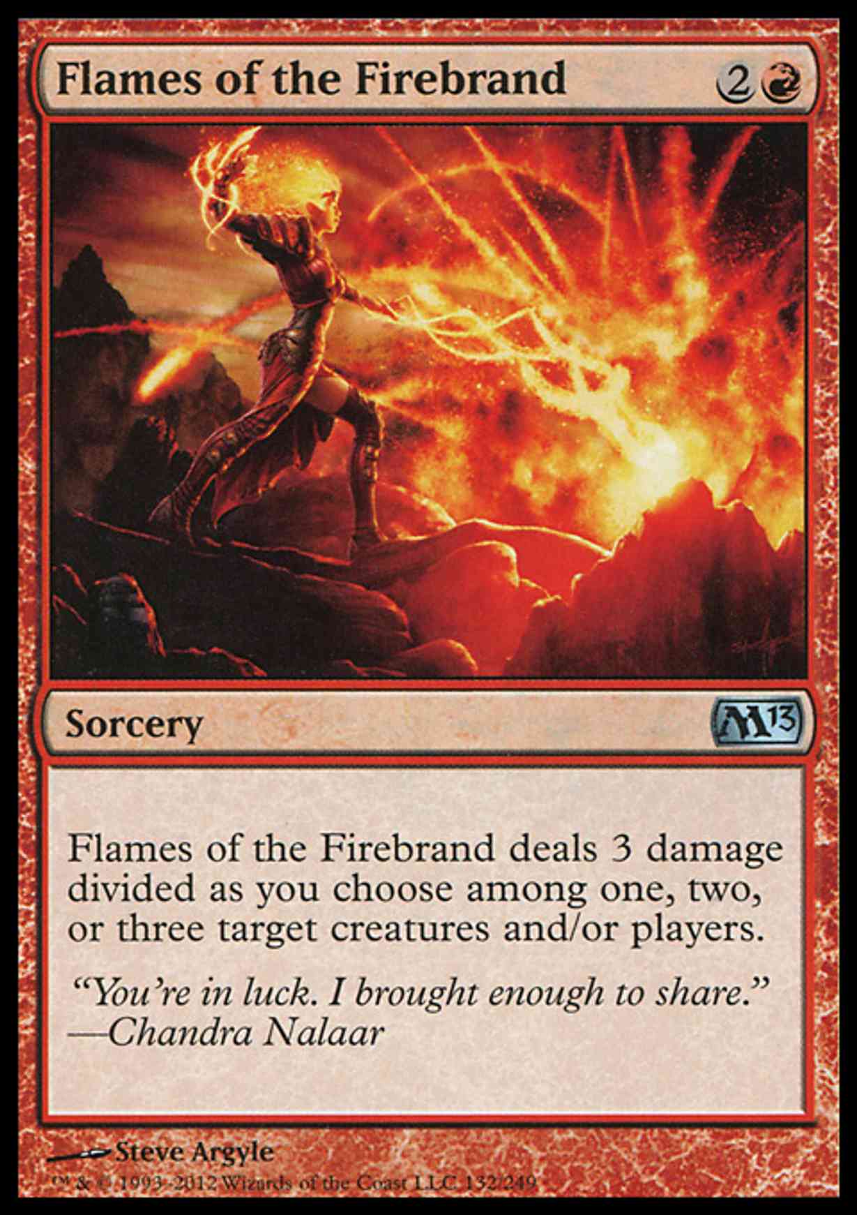 Flames of the Firebrand magic card front