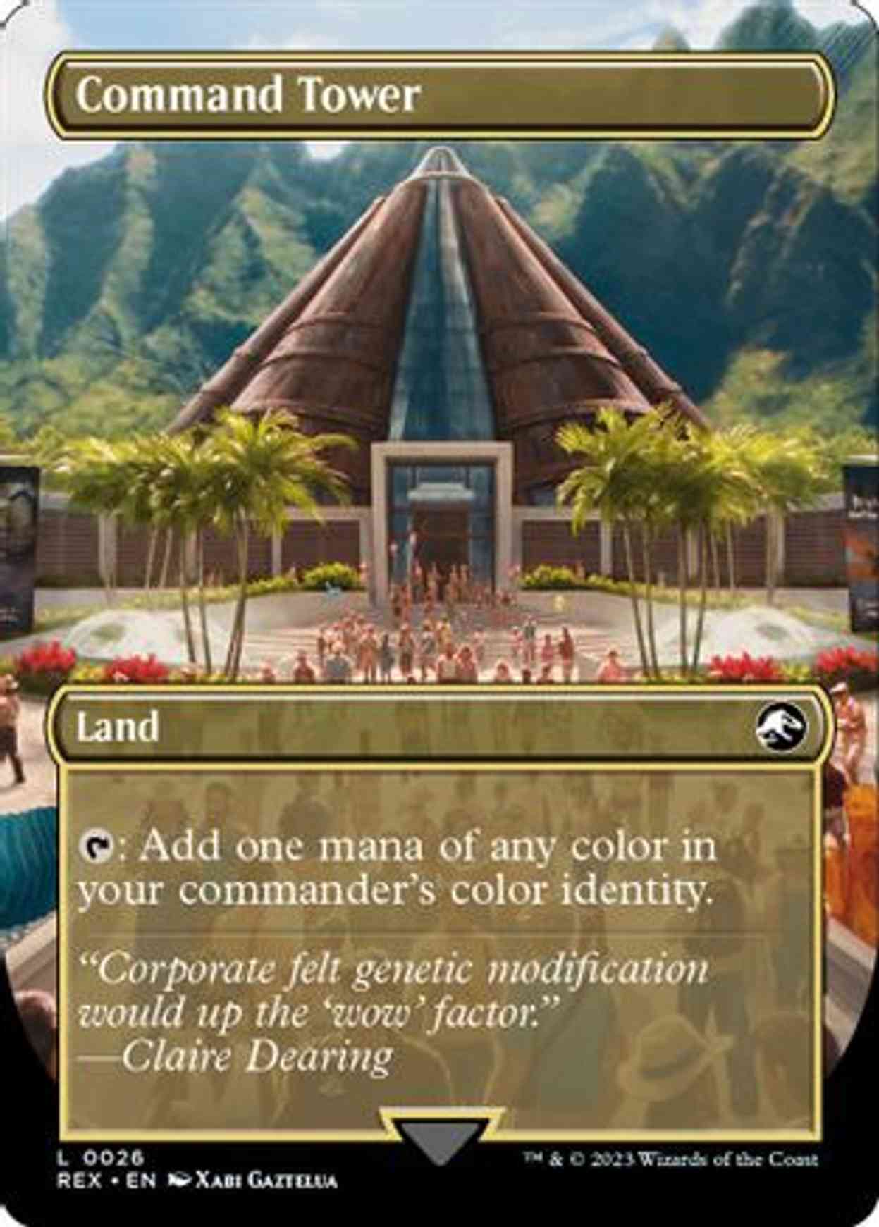 Command Tower (Borderless) magic card front