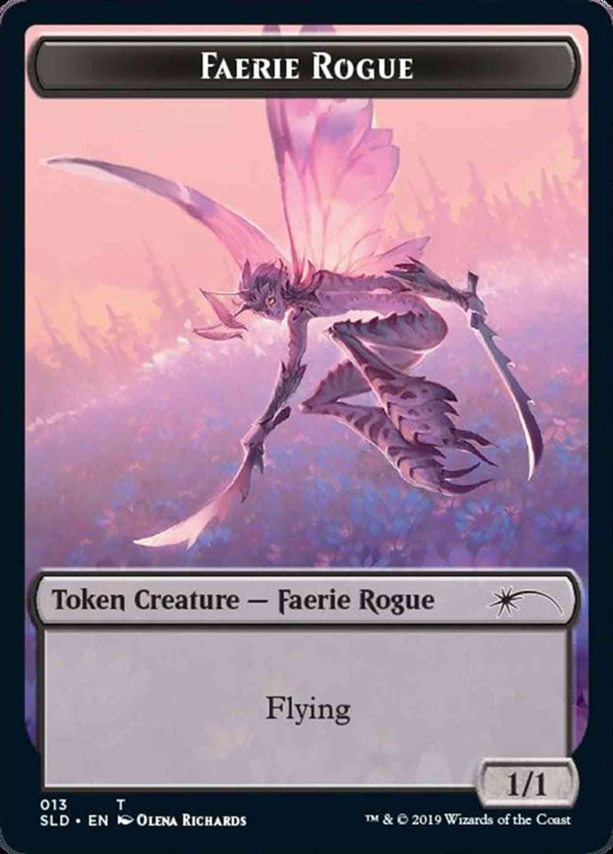 Faerie Rogue Token (13) magic card front