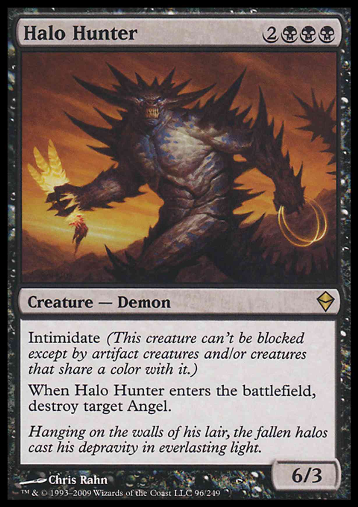 Halo Hunter magic card front
