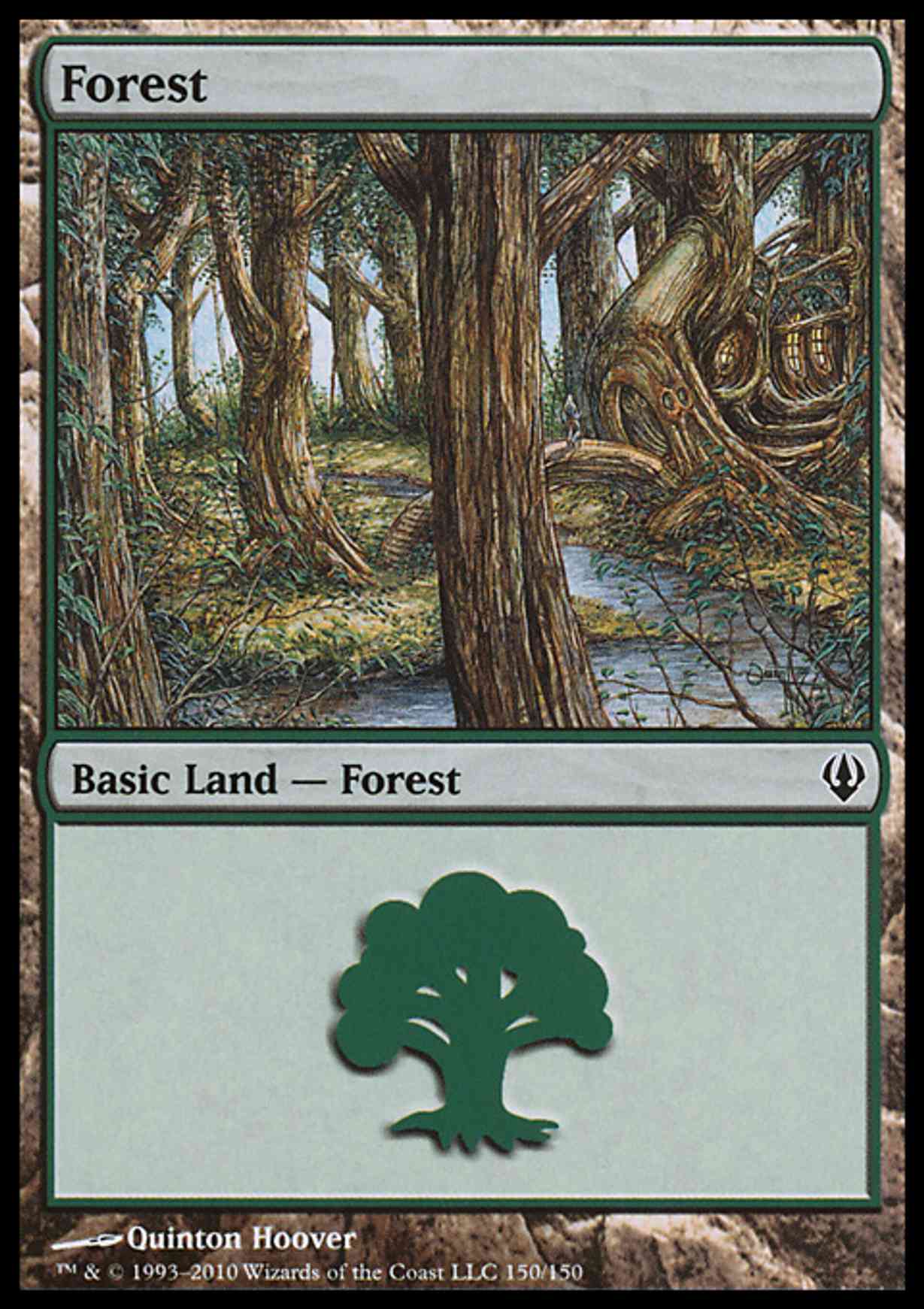 Forest (150) magic card front