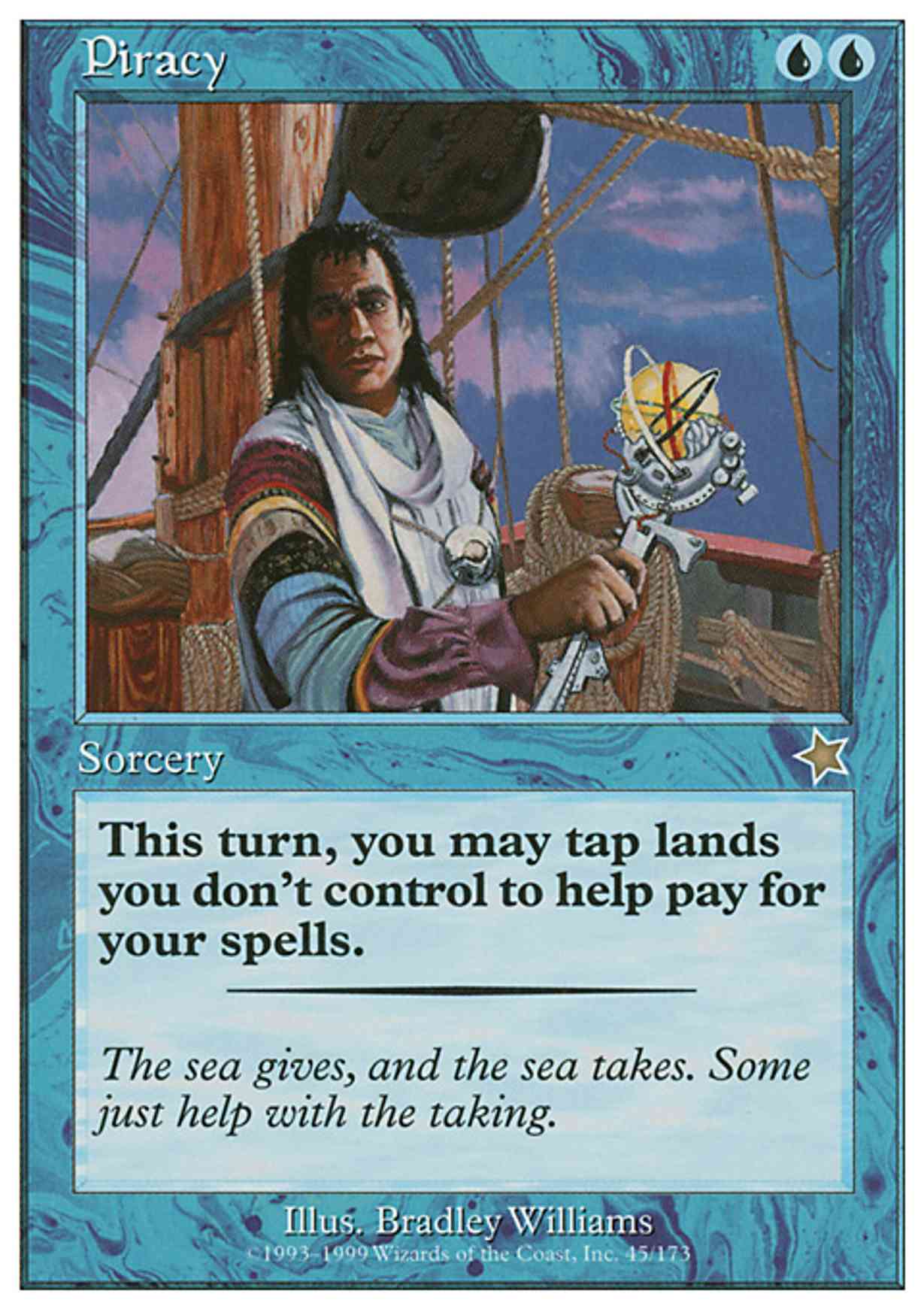 Piracy magic card front