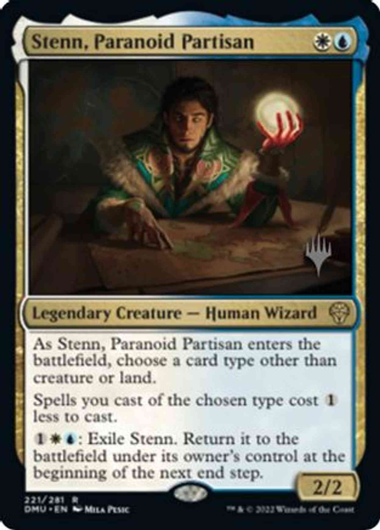 Stenn, Paranoid Partisan magic card front
