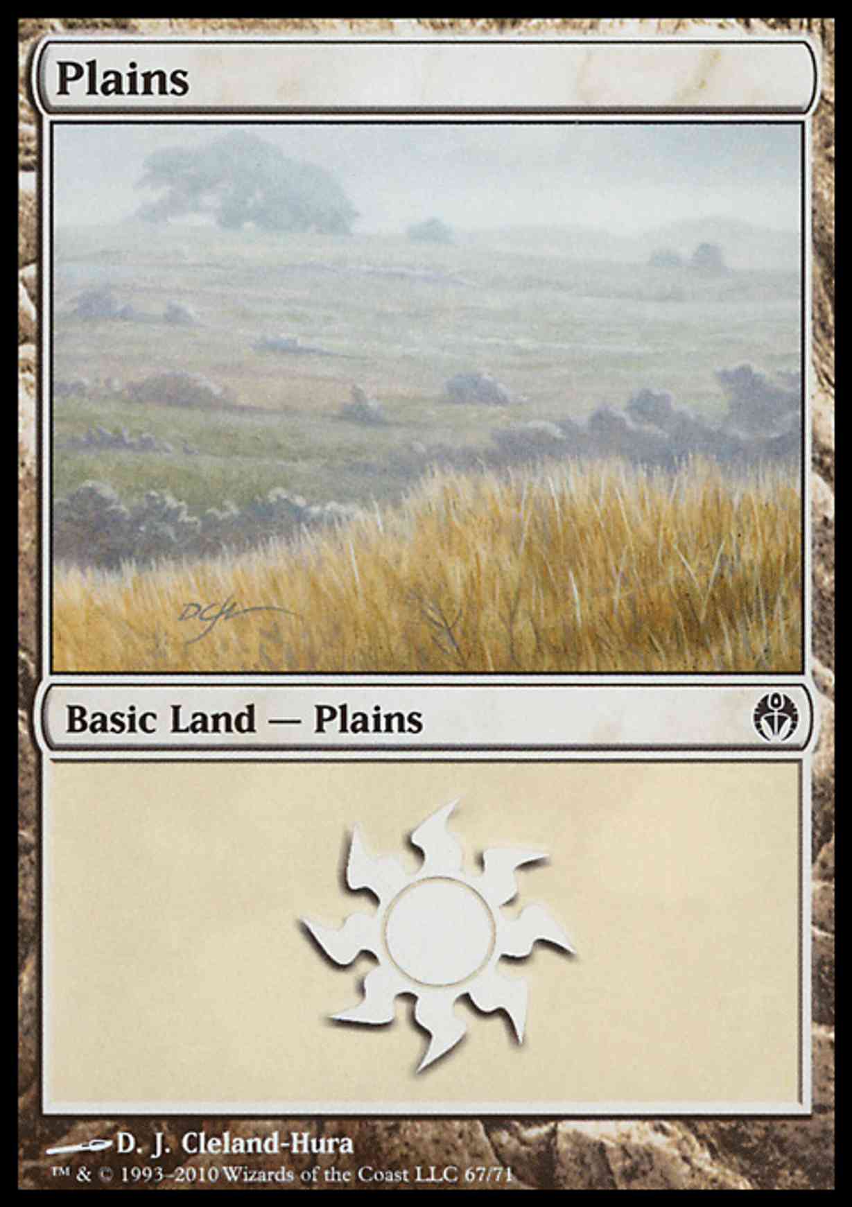 Plains (67)  magic card front