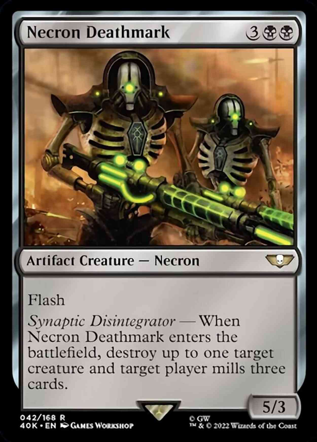Necron Deathmark magic card front