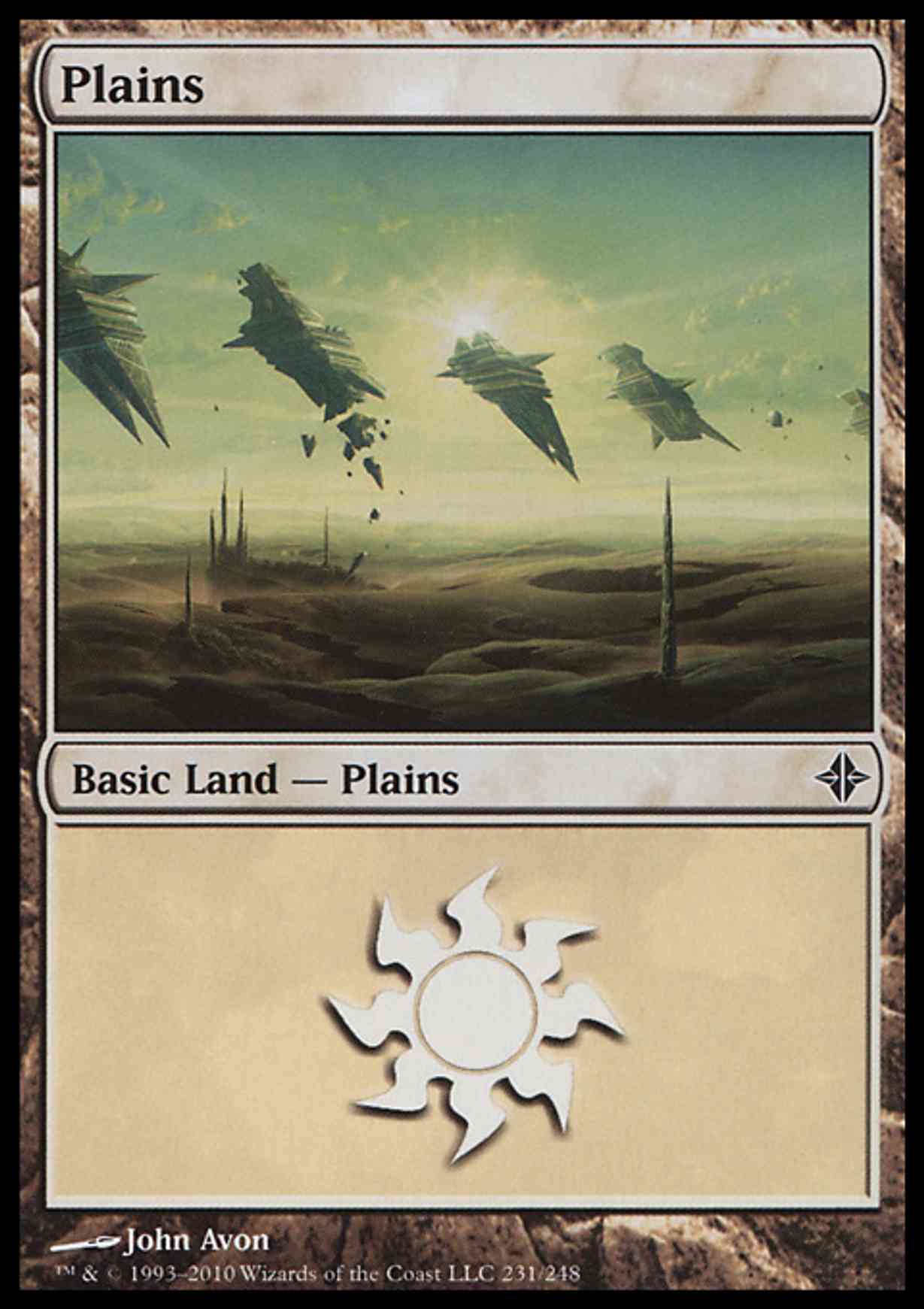 Plains (231) magic card front