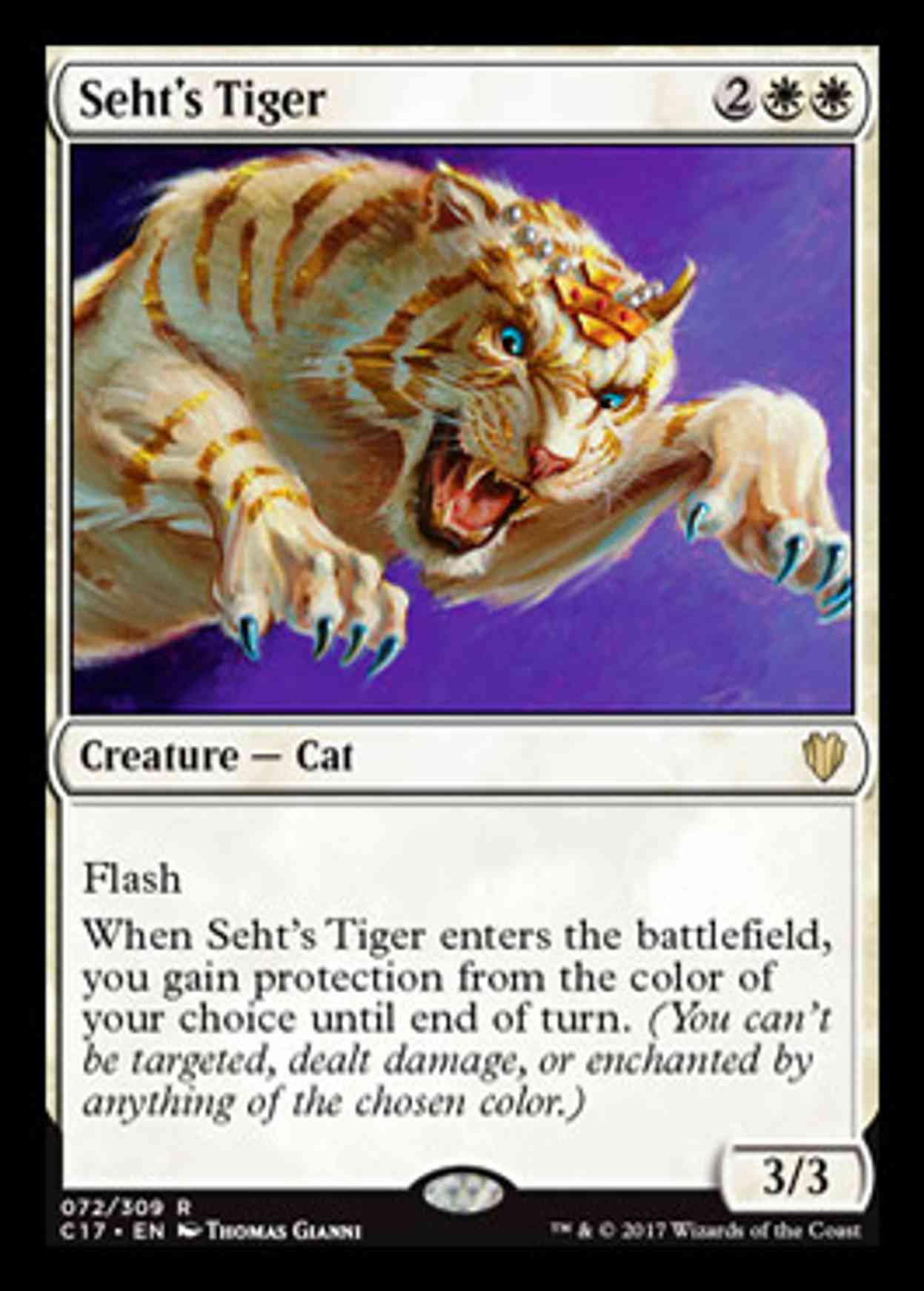 Seht's Tiger magic card front