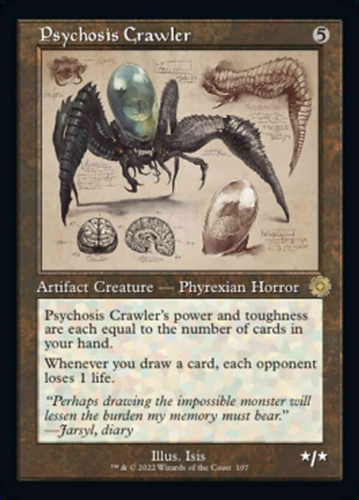 Psychosis Crawler (Schematic) magic card front
