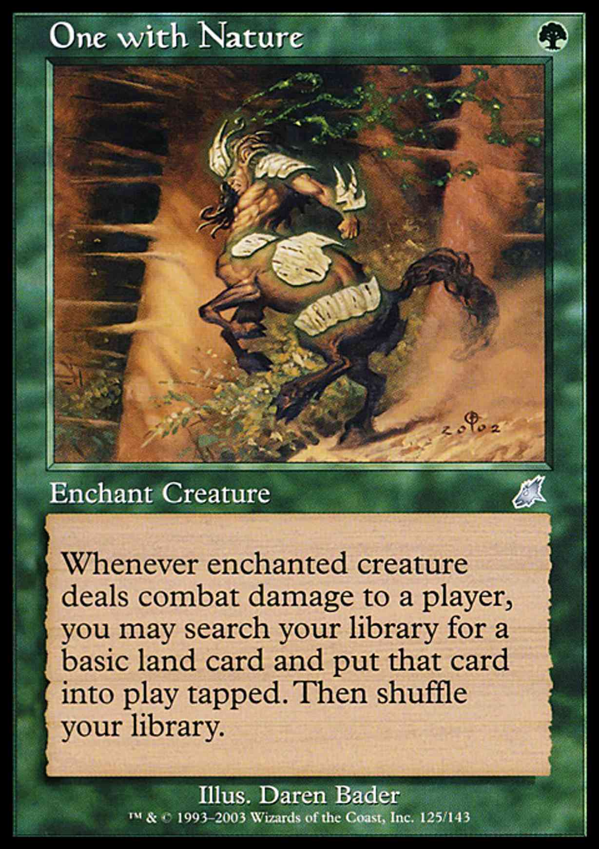 One with Nature magic card front