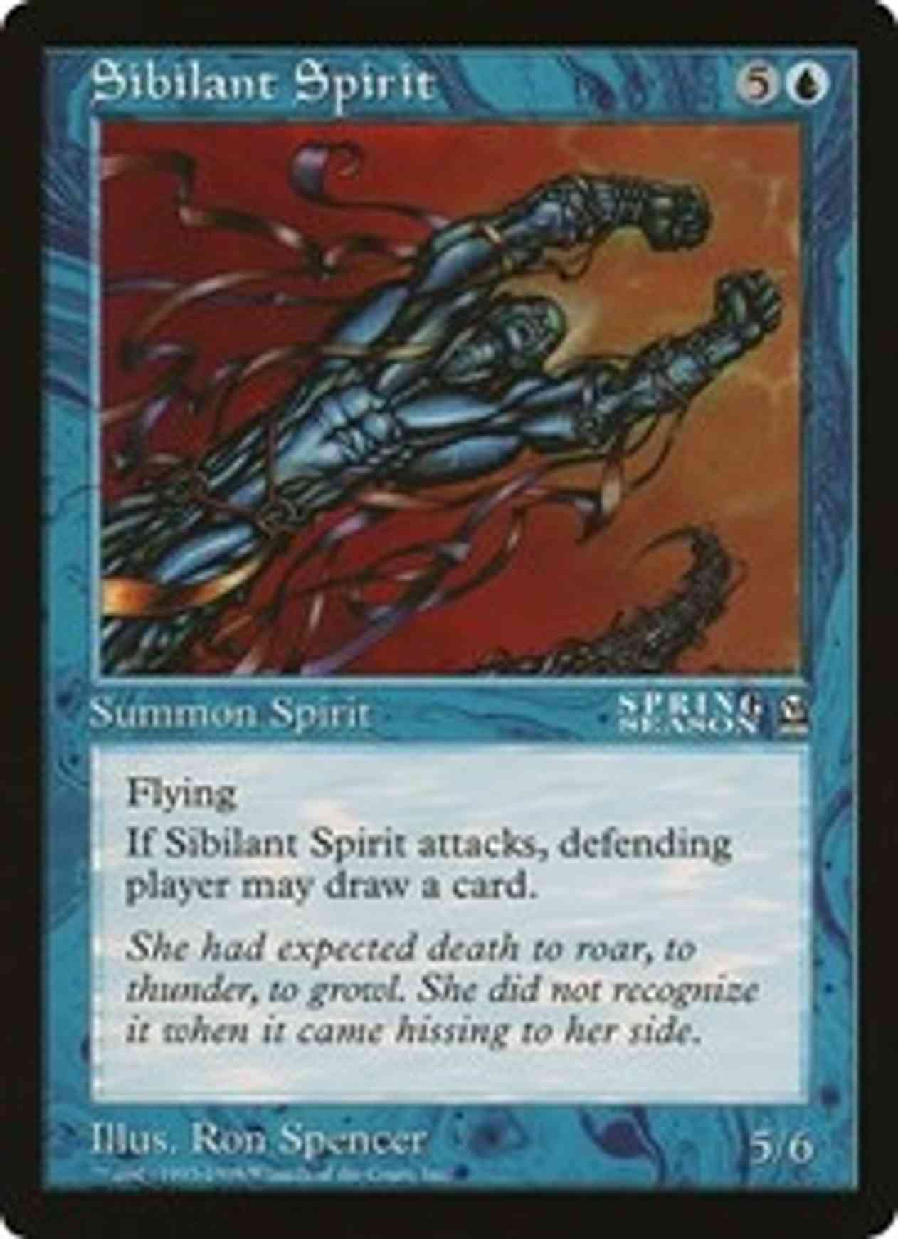 Sibilant Spirit (Oversized) magic card front