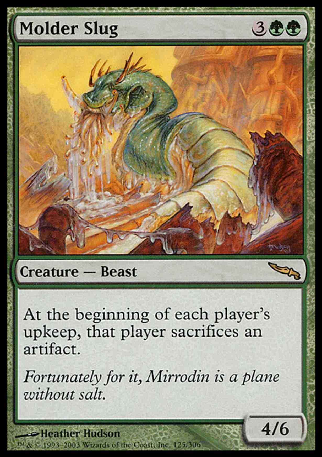 Molder Slug magic card front